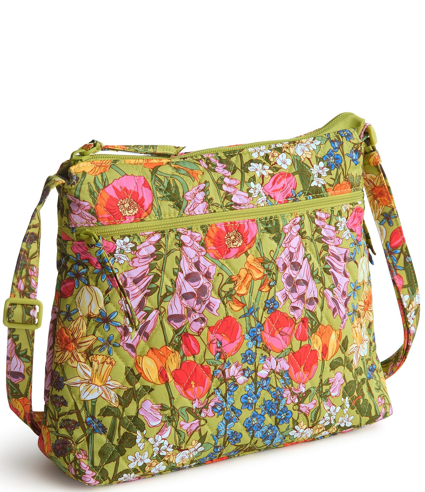 Vera Bradley Meadow Bouquet Original Zip Hipster | Dillard's
