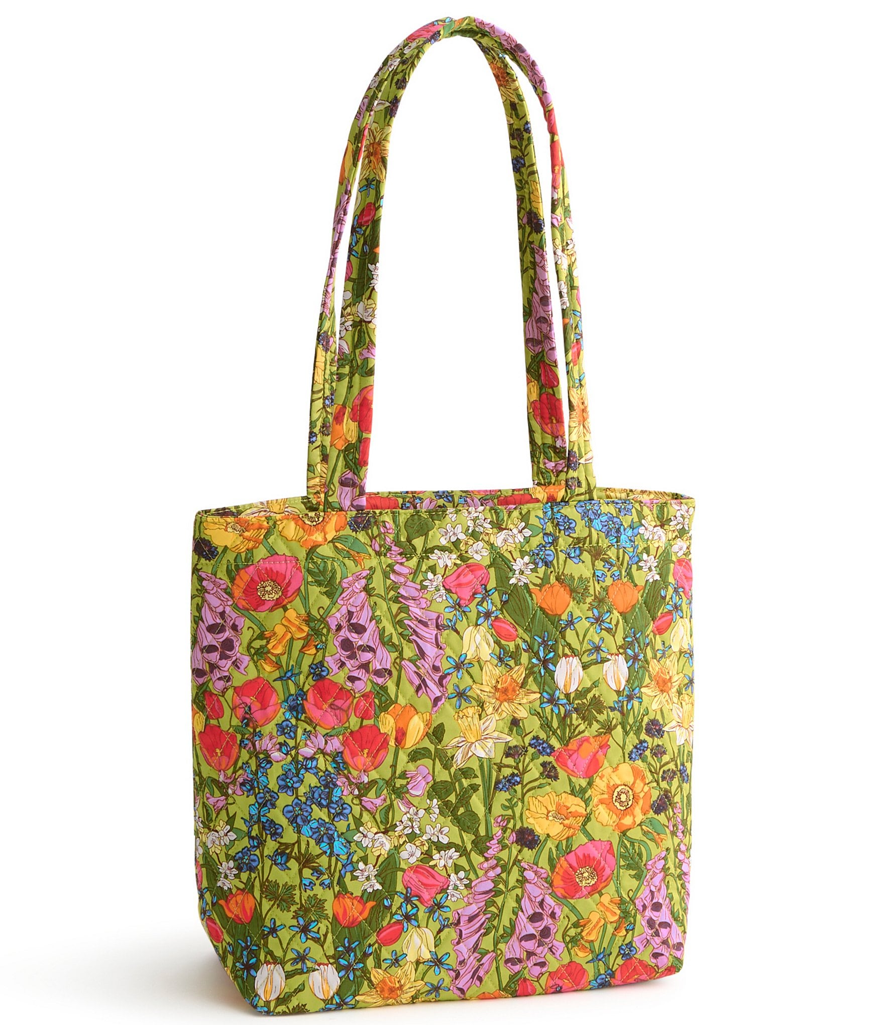 Vera Bradley Meadow Bouquet Small Original Zip Tote Bag | Dillard's