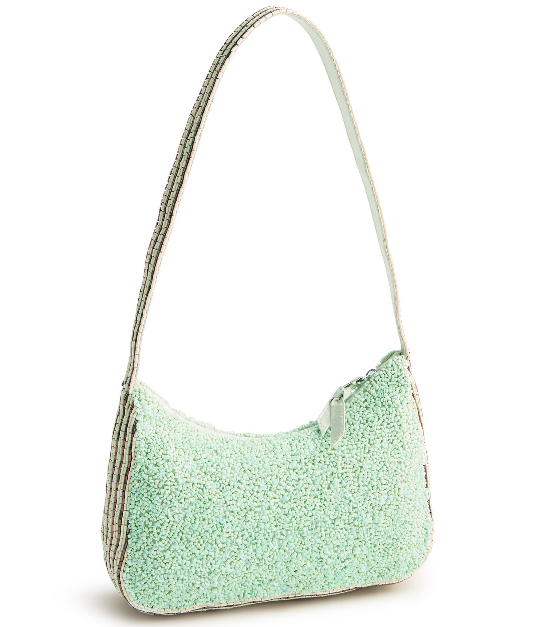Vera Bradley Mini Roxbury Beaded Cookie Swap Crescent Shoulder Bag
