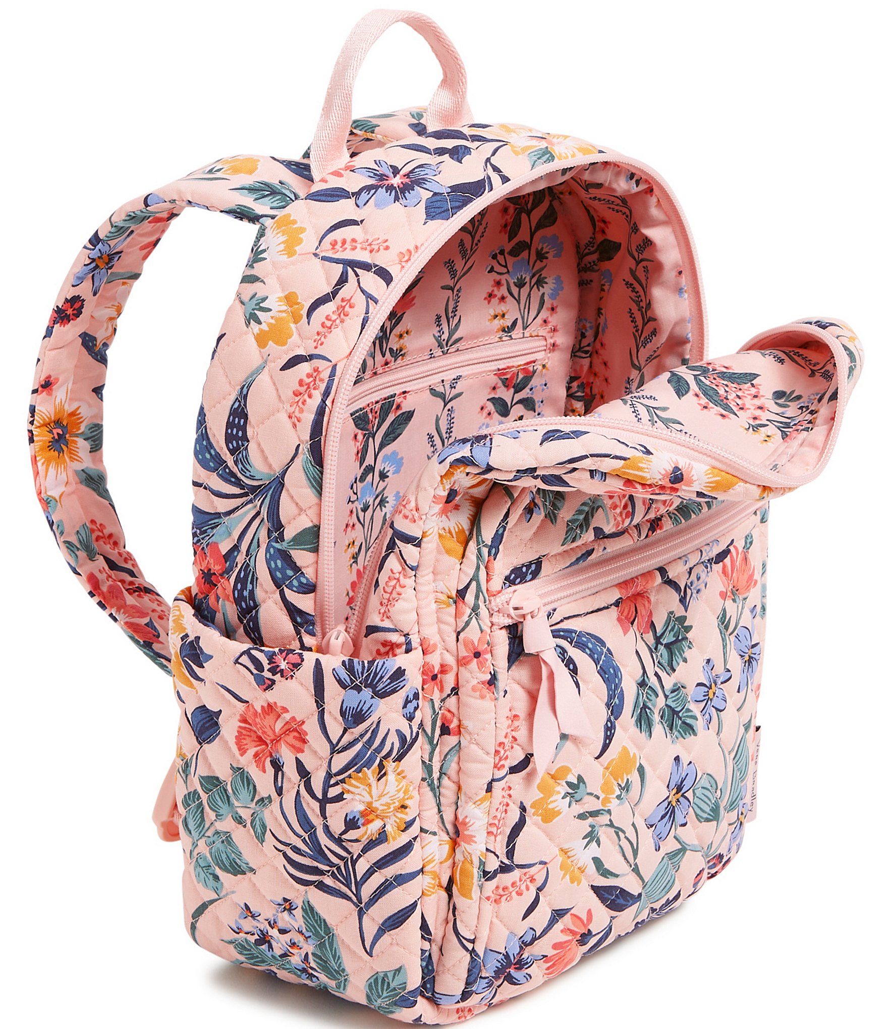 Vera Bradley Paradise Coral Small Backpack