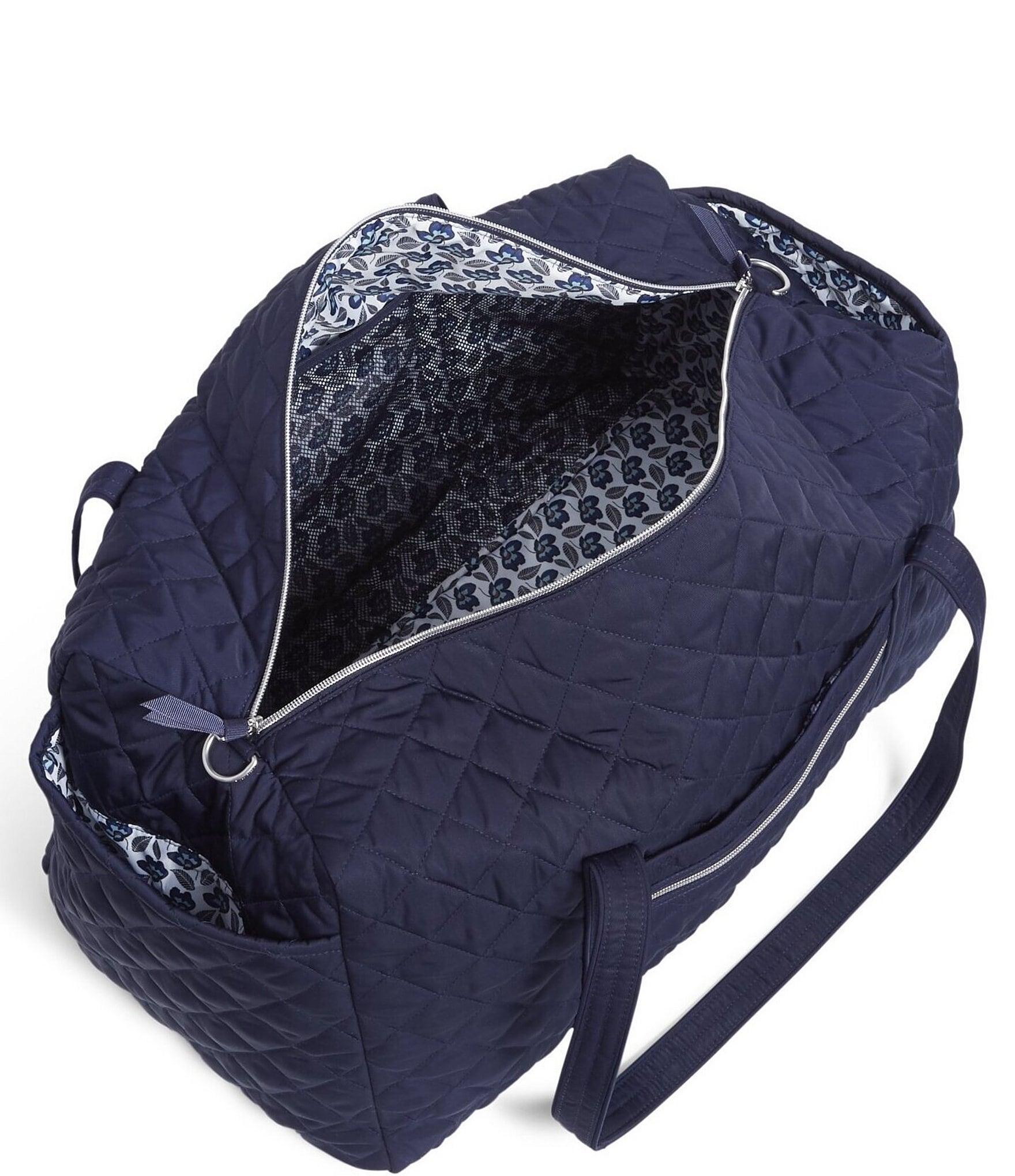 Vera Bradley Performance Twill Collection Large Quilted Travel Duffle Bag