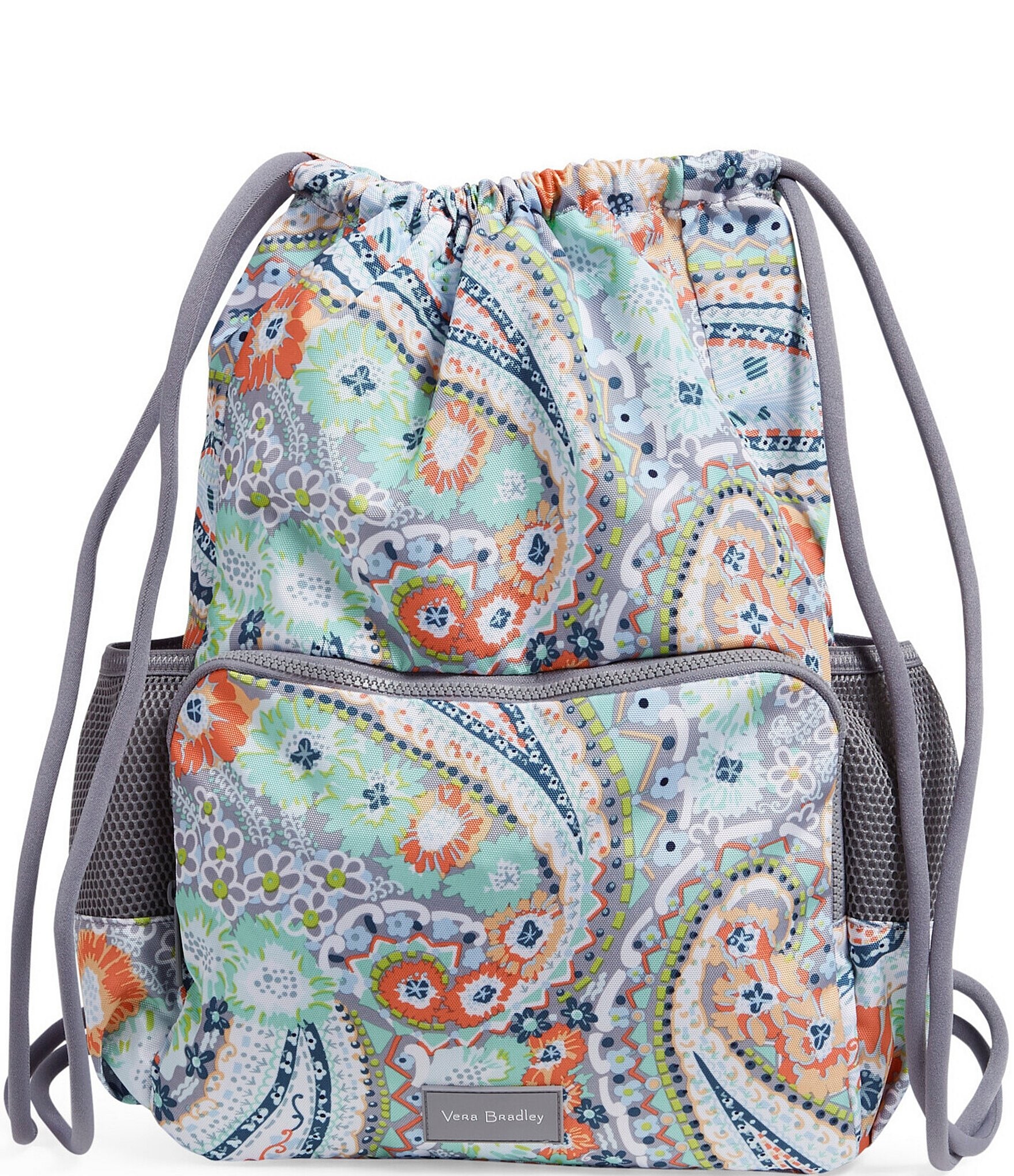 Vera Bradley ReActive Deluxe Paisley Drawstring Backpack | Dillard's