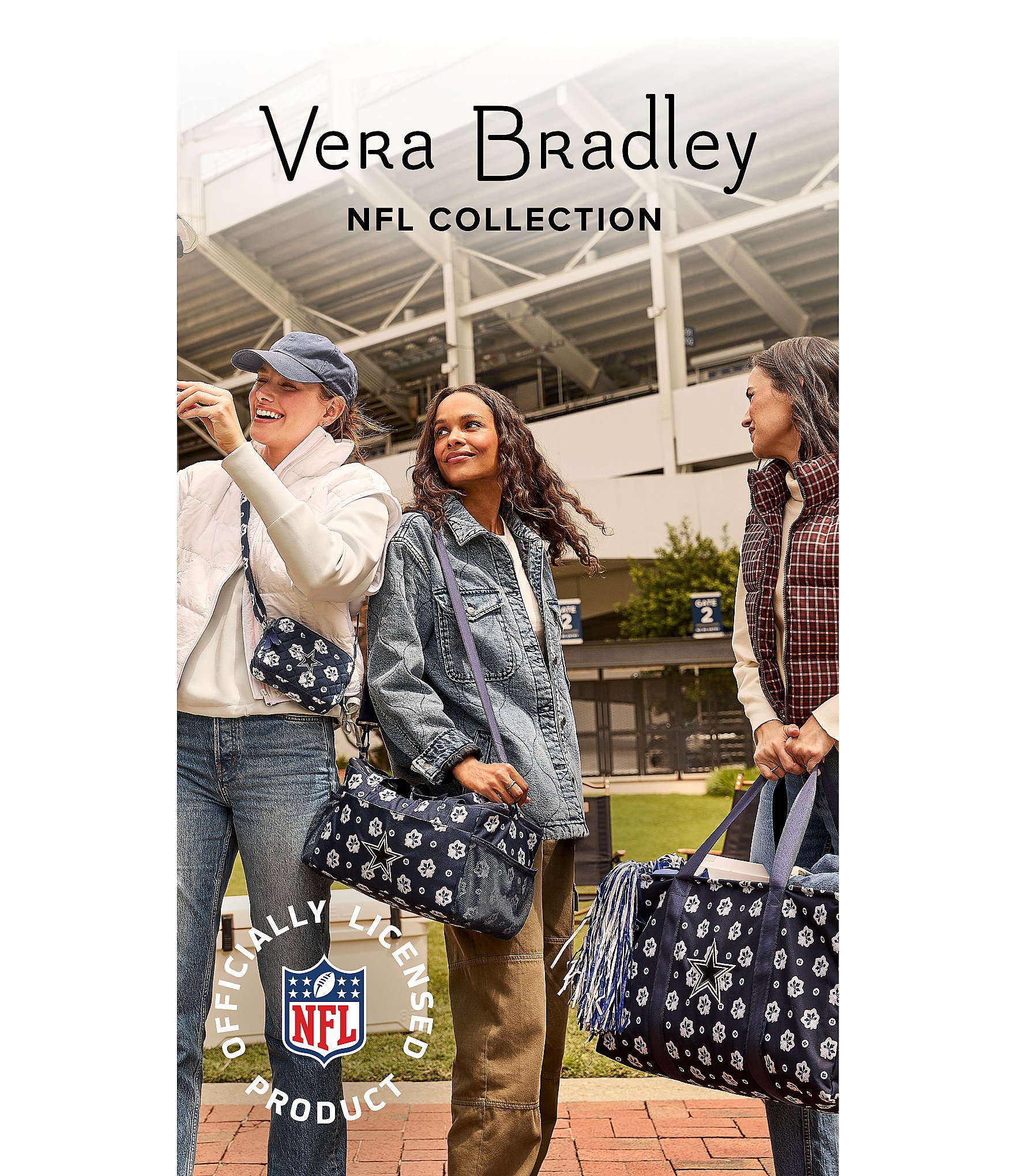 Vera Bradley x NFL Dallas Cowboys Crossbody Bag