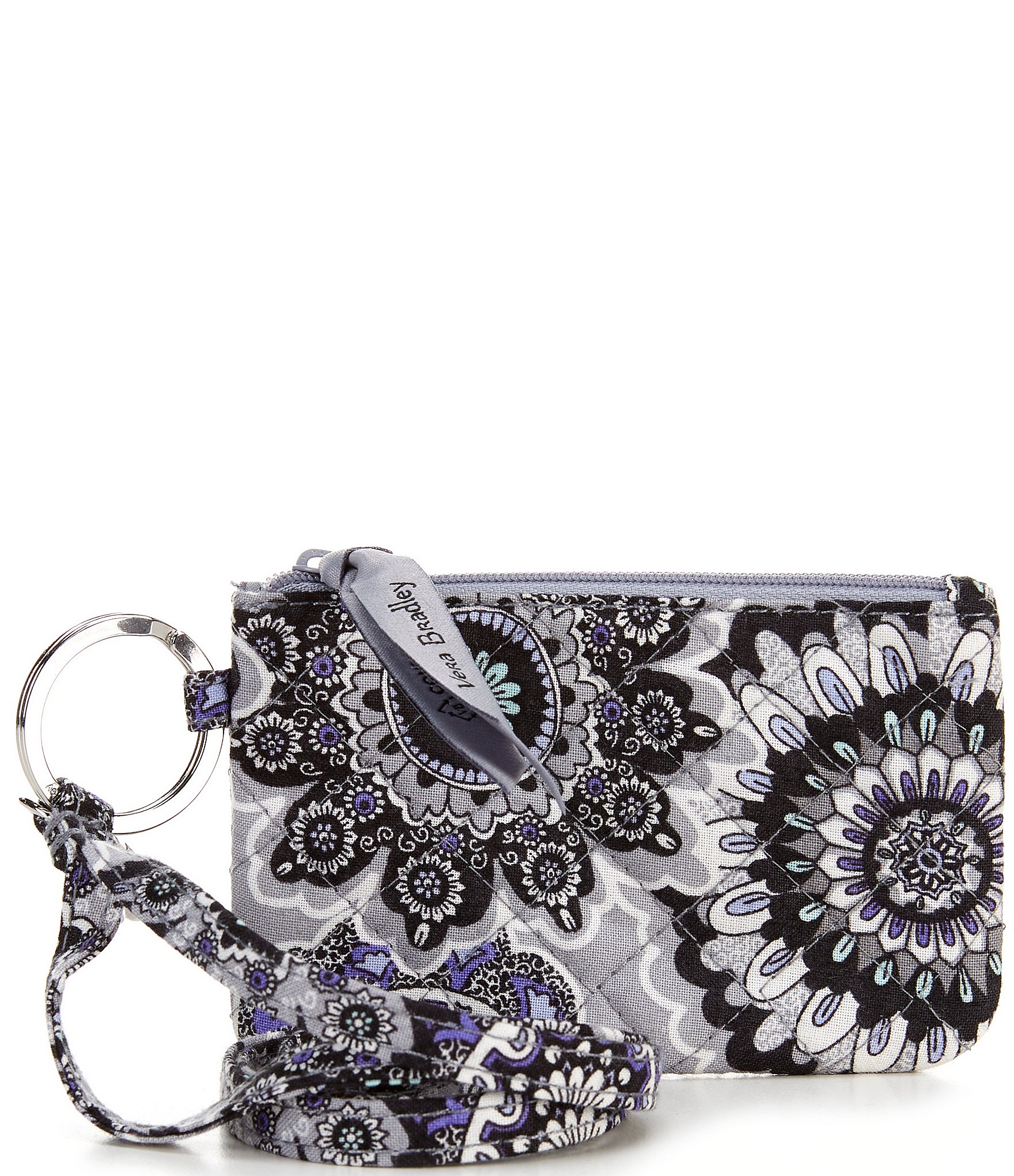 RFID Front Zip Wristlet:Blue/Gray Bandana w/ Dallas Cowboys - Heart and  Home Gifts and Accessories