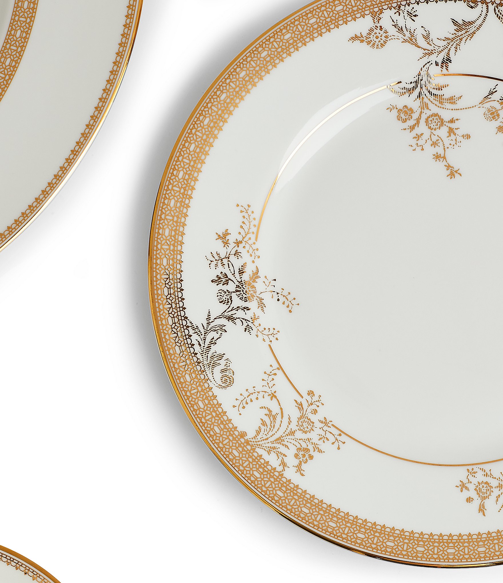 Vera Wang by Wedgwood Vera Lace Floral 5-Piece Place Setting