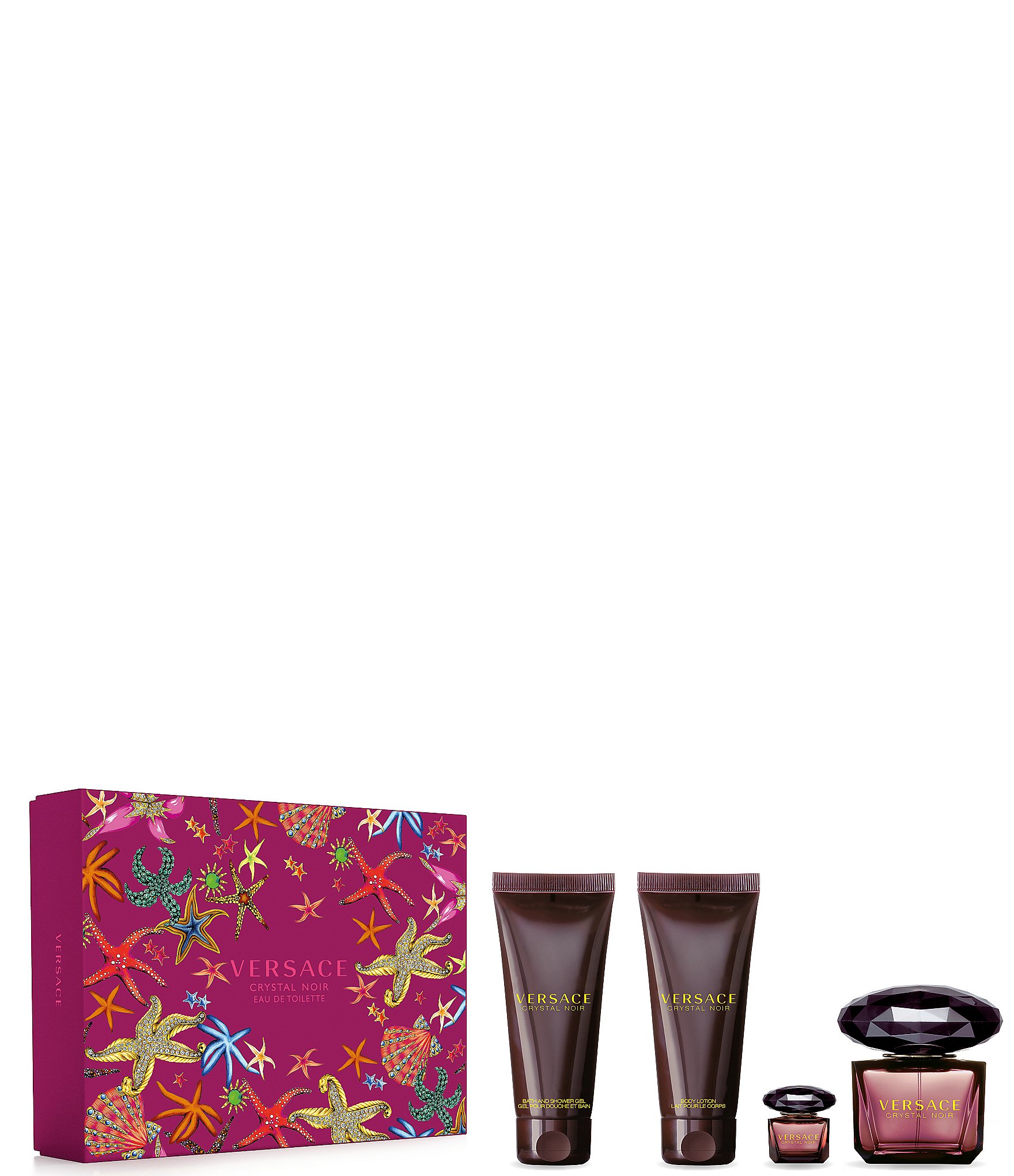 markering meten Hoe dan ook Versace Crystal Noir Fragrance, Shower, and Lotion Spring Gift Set |  Dillard's