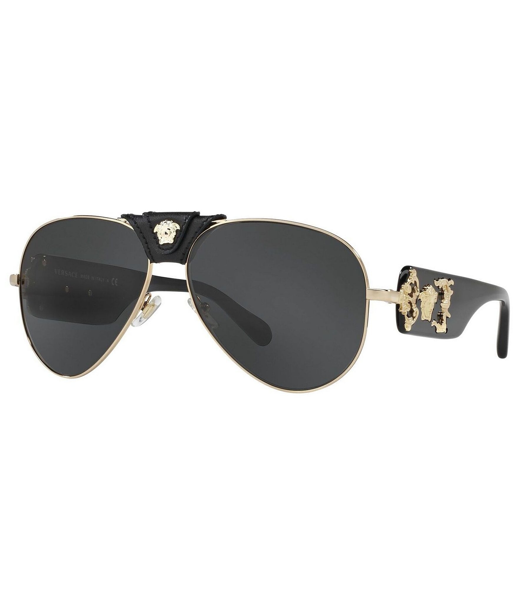 Buy online Aventus Aviator Sunglasses For Men & Women-black Golden