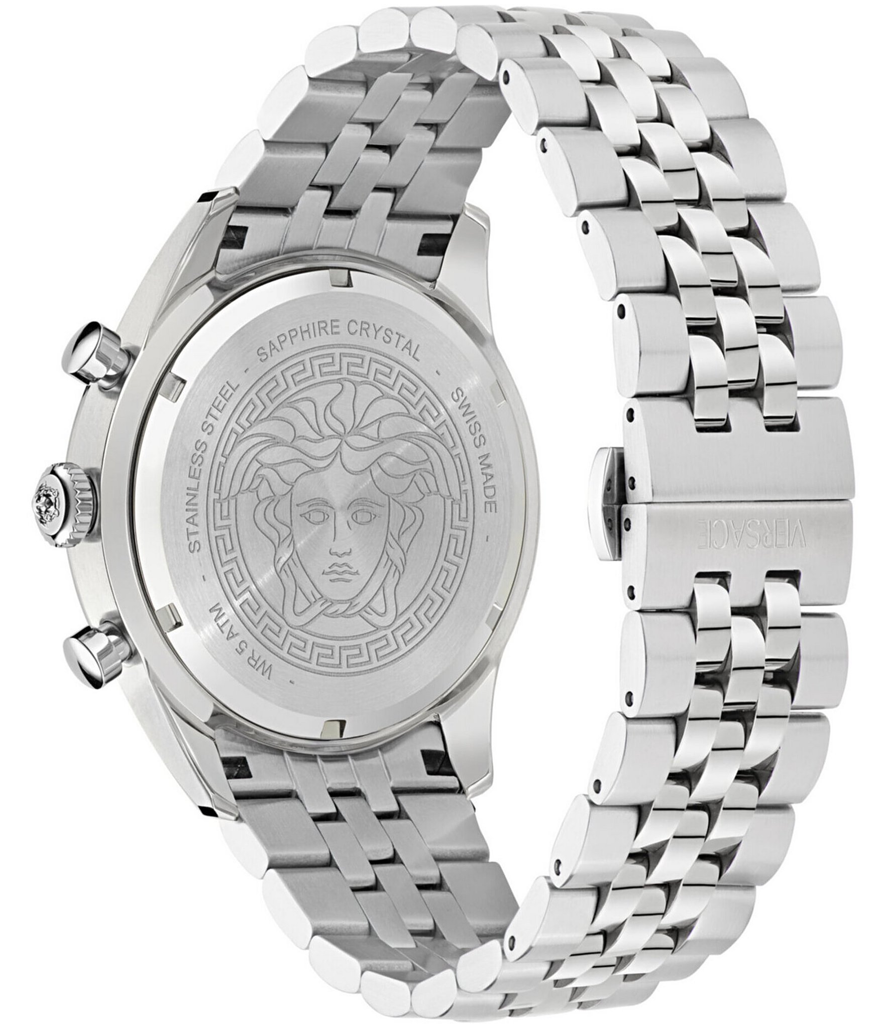 Versace Men's Chrono Master Stainless Steel Bracelet Watch