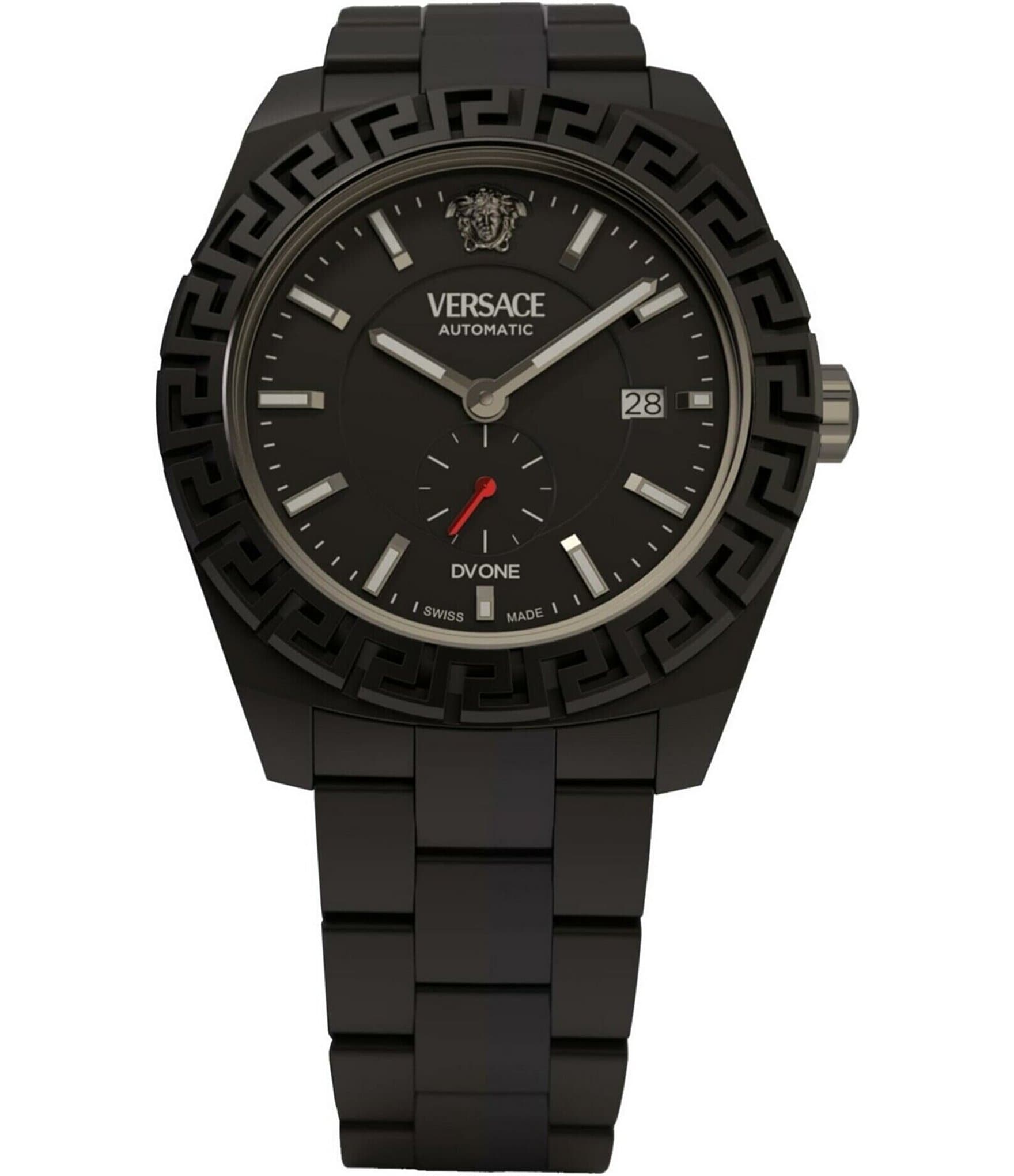 Versace Men's DV One Automatic Black Ceramic Bracelet Watch