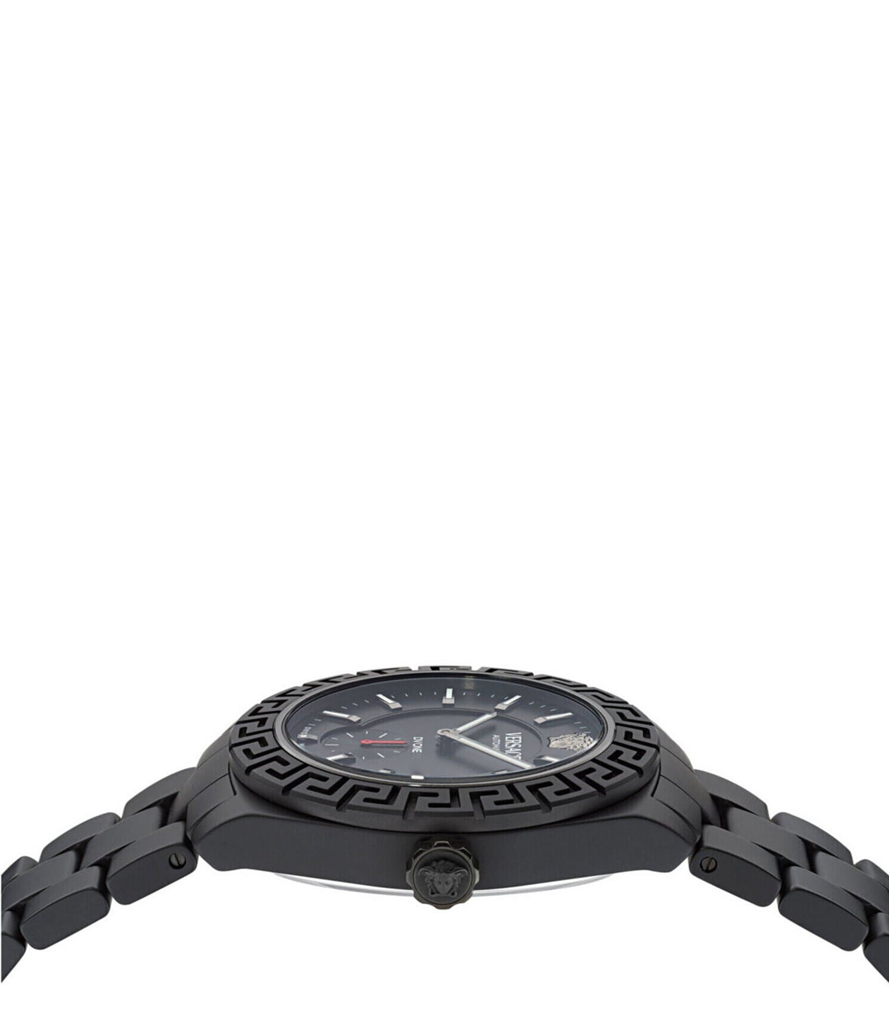 Versace Men's DV One Automatic Black Ceramic Bracelet Watch