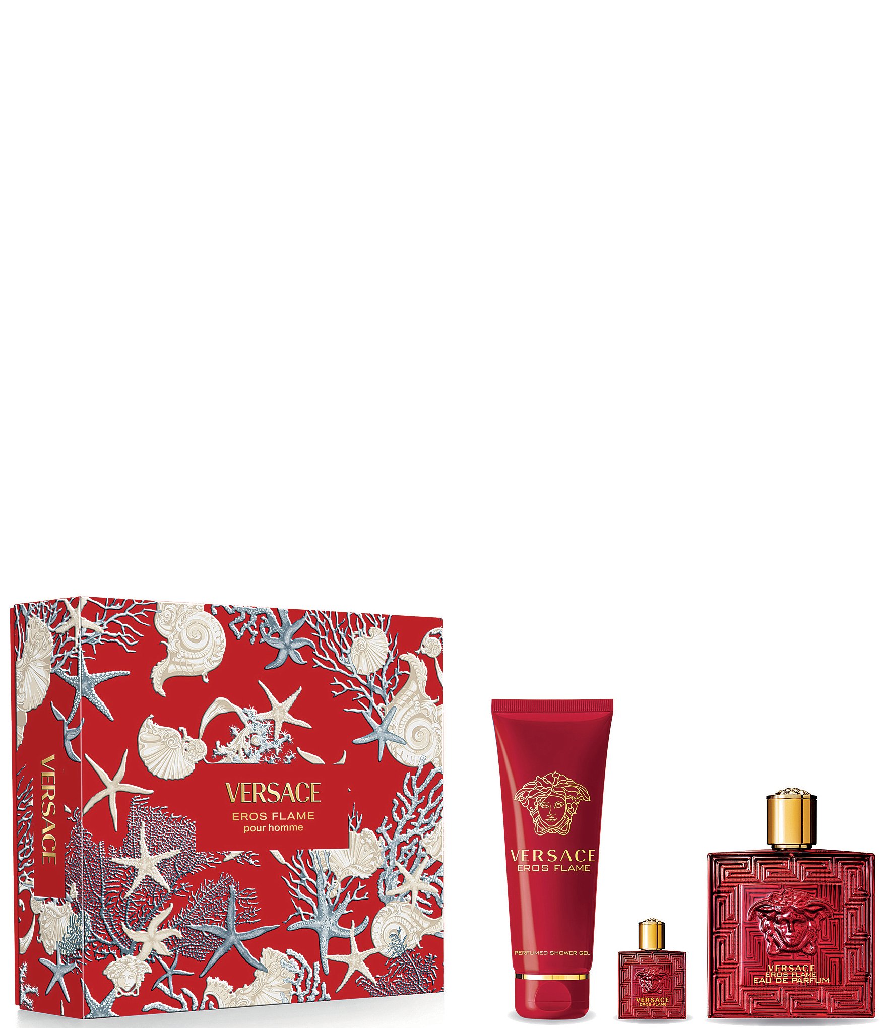 Versace Men's Eros Flame 3-Piece Gift Set | Dillard's