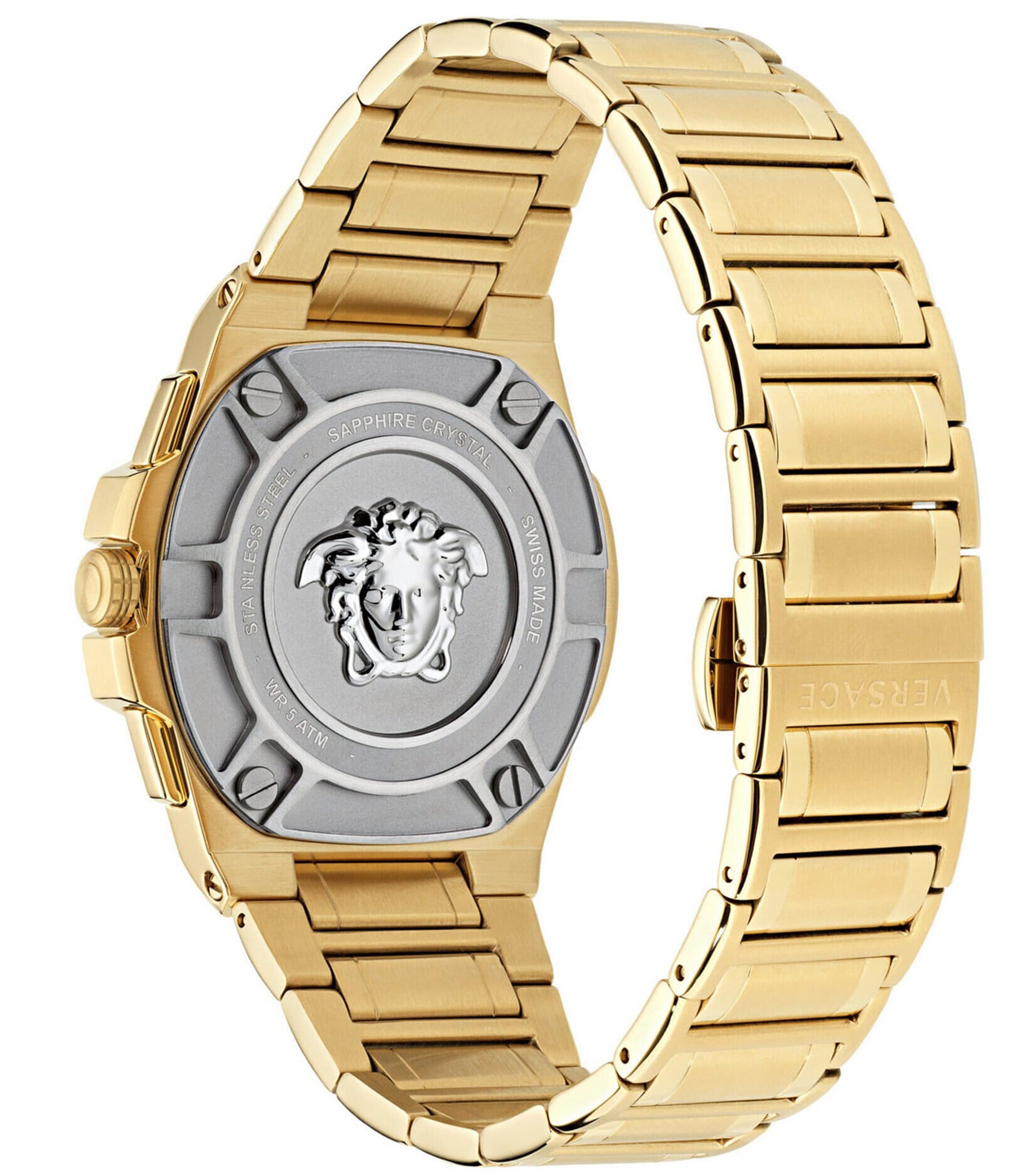 Versace Men's Greca Extreme Chronograph Gold Stainless Steel Bracelet Watch