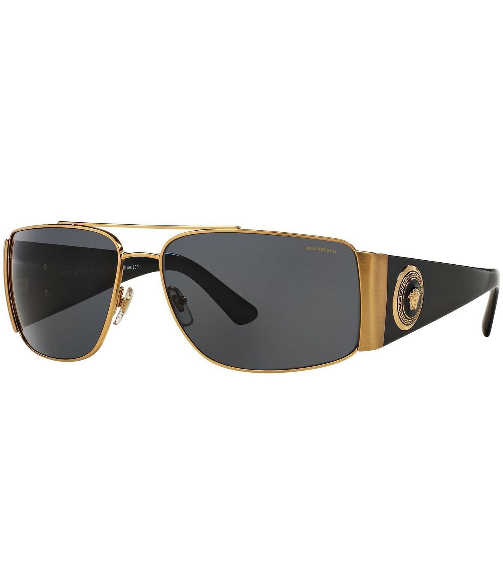 Versace Men's Ve2163 63mm Polarized Rectangle Sunglasses | Dillard's