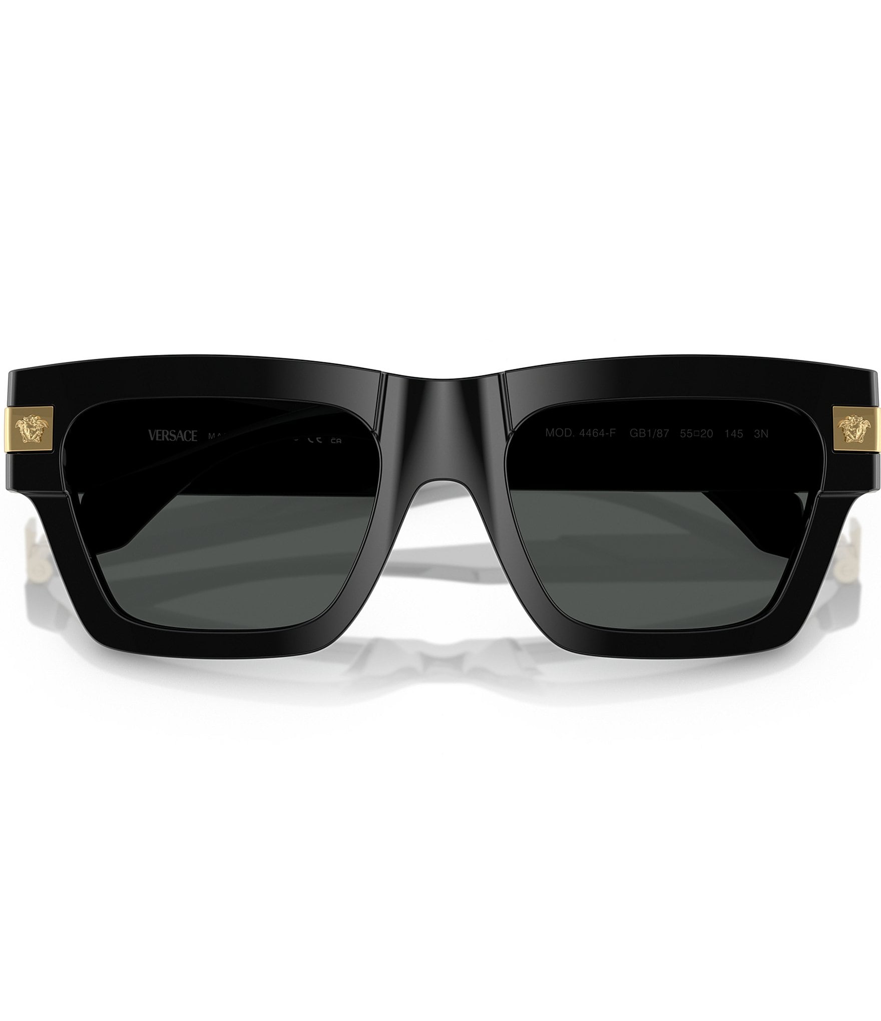 Versace Men's VE4464F 55mm Rectangle Sunglasses