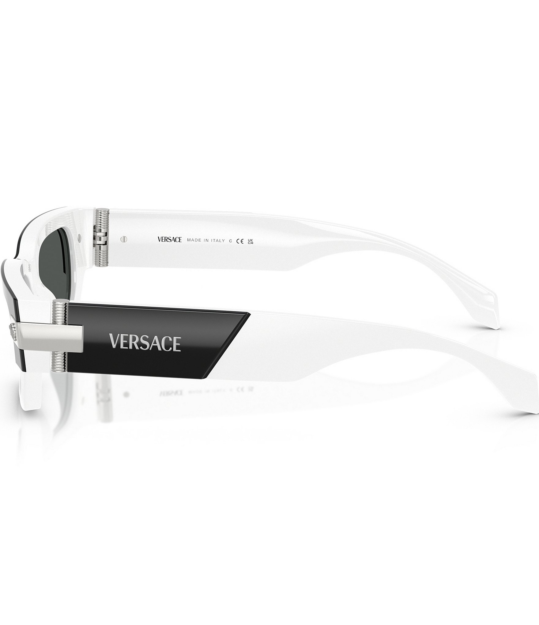 Versace Men's VE4465 53mm Rectangular Sunglasses