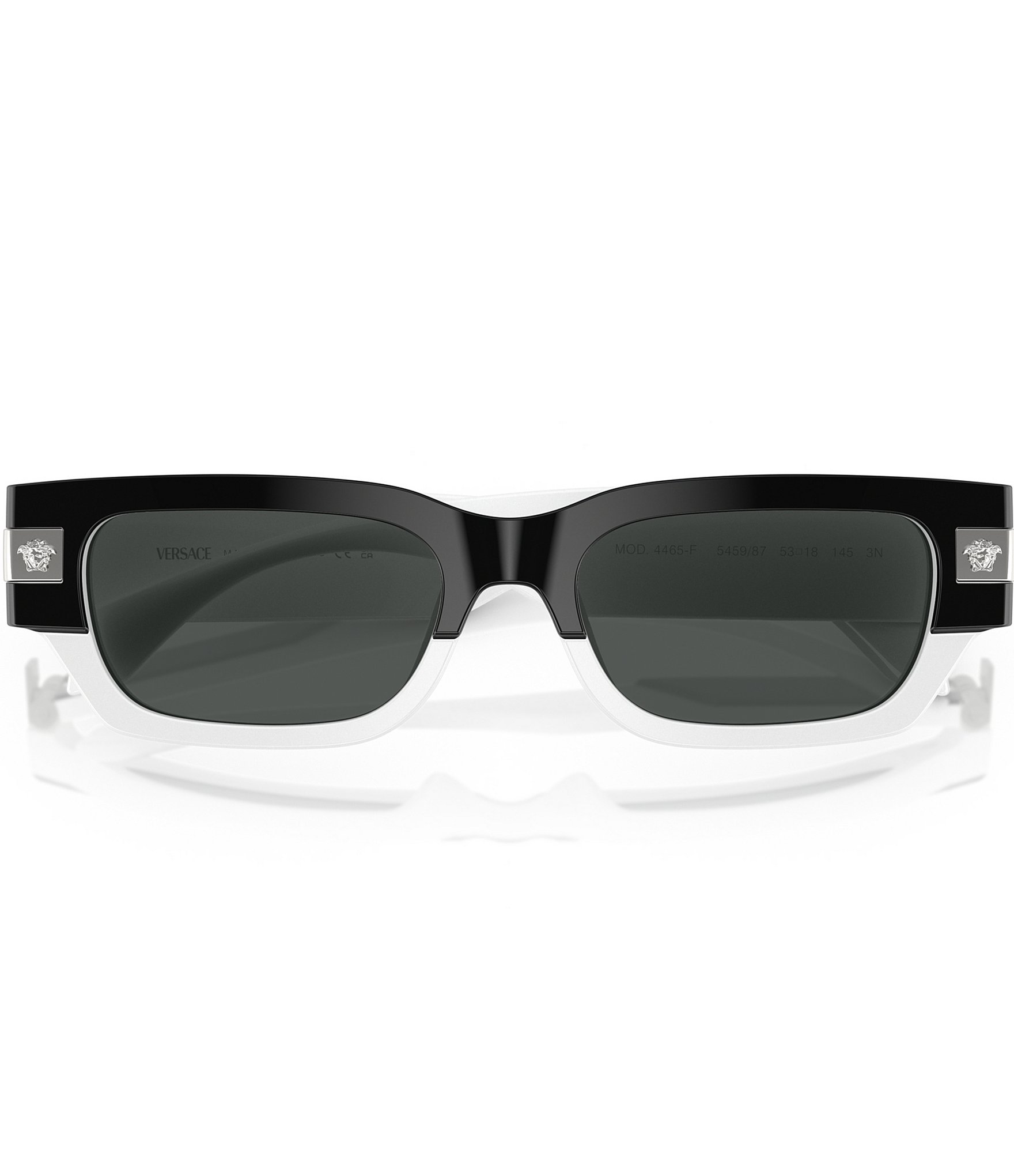 Versace Men's VE4465 53mm Rectangular Sunglasses