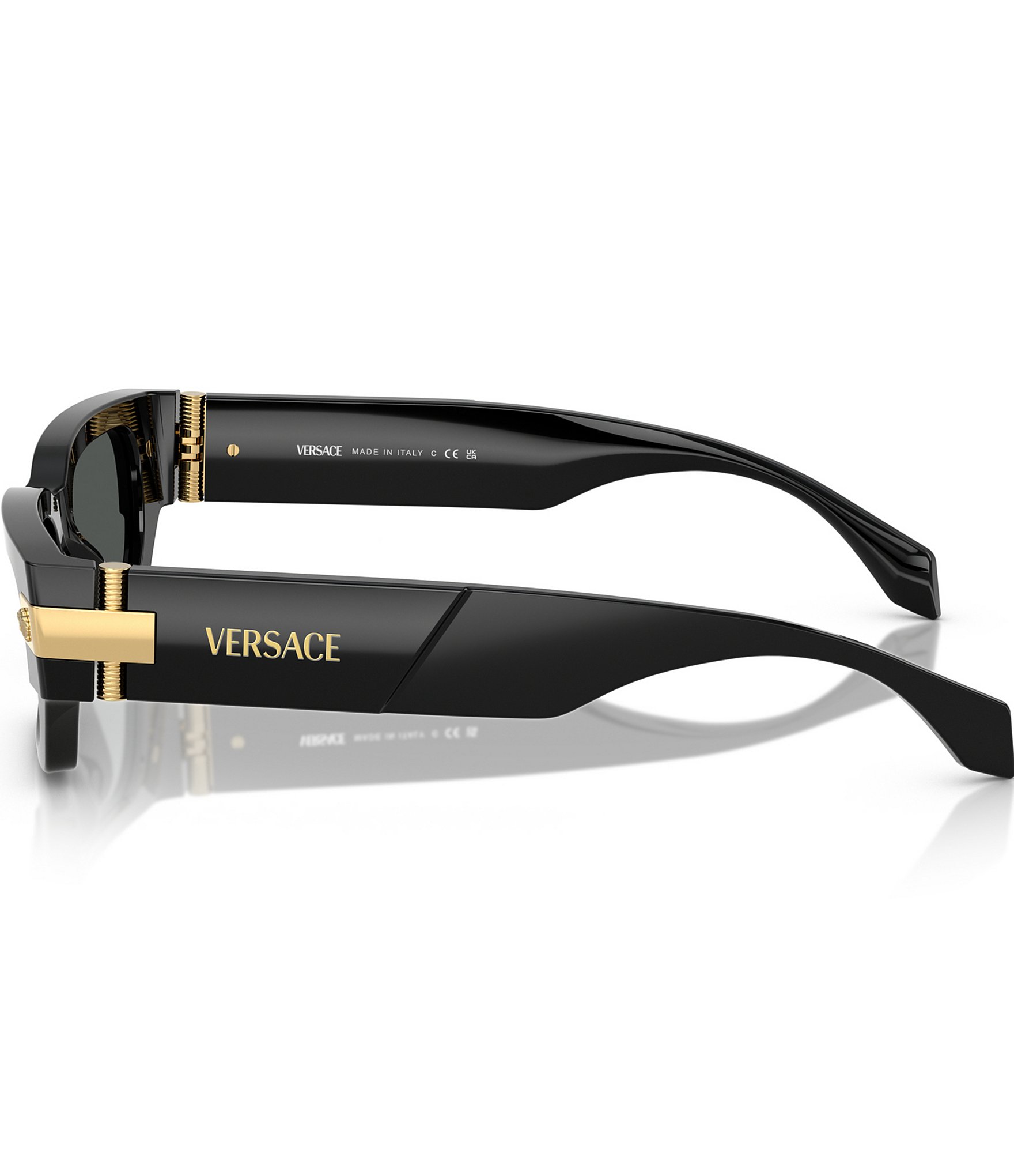 Versace Men's VE4465 53mm Rectangular Sunglasses