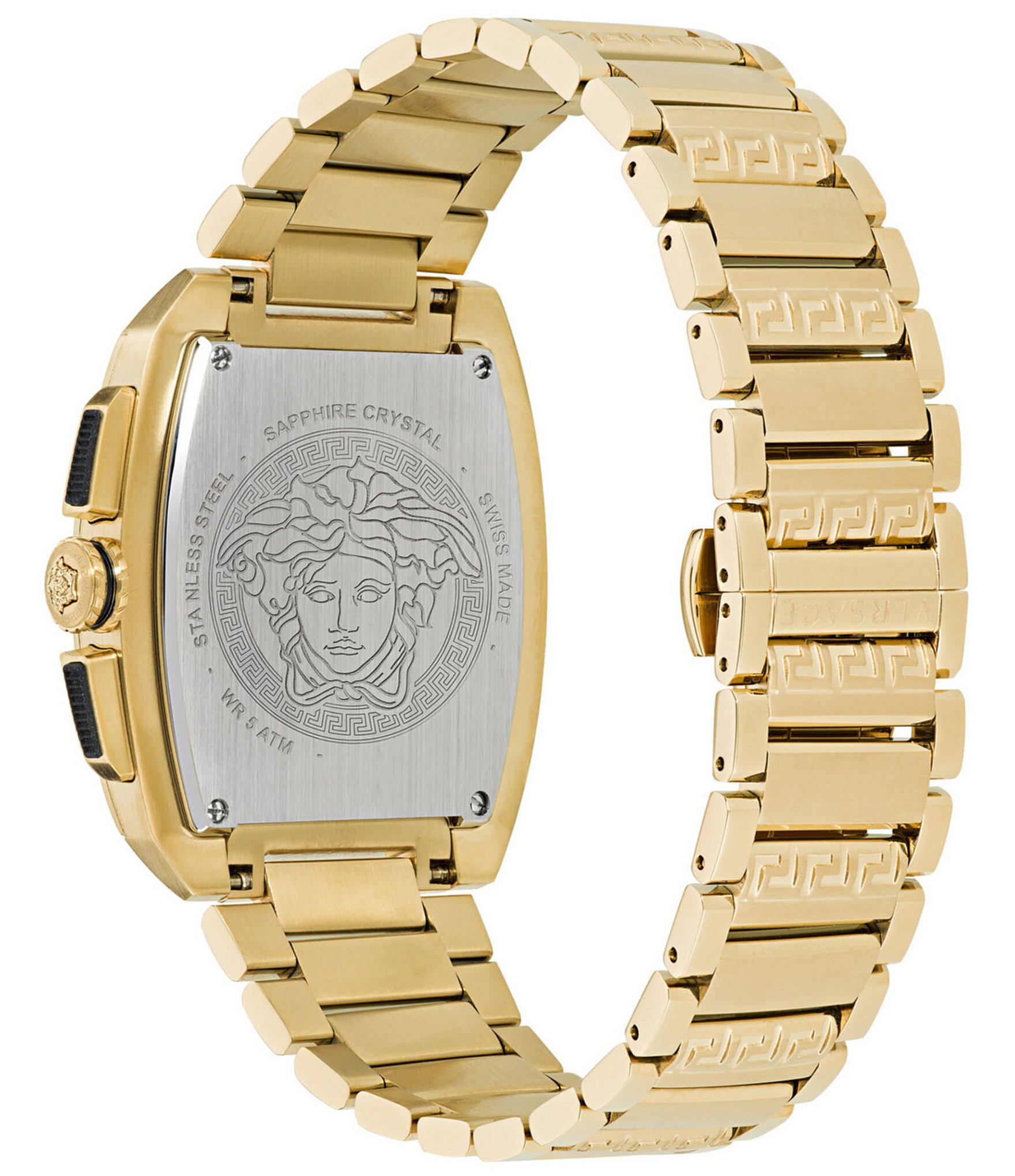 Versace Men's Versace Dominus Chronograph Gold Stainless Steel Bracelet Watch