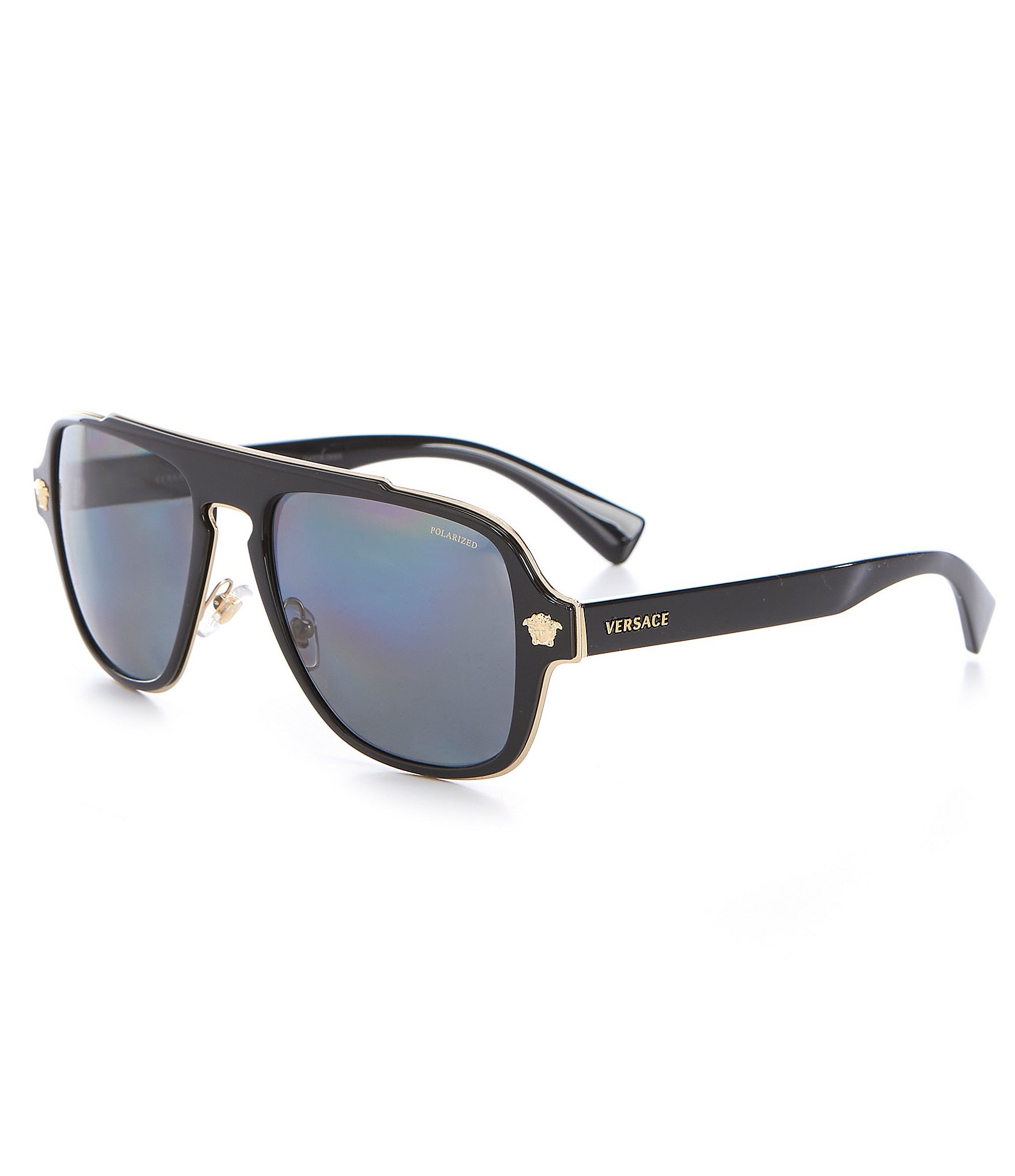 Versace Polarized Navigator Sunglasses | Dillard's