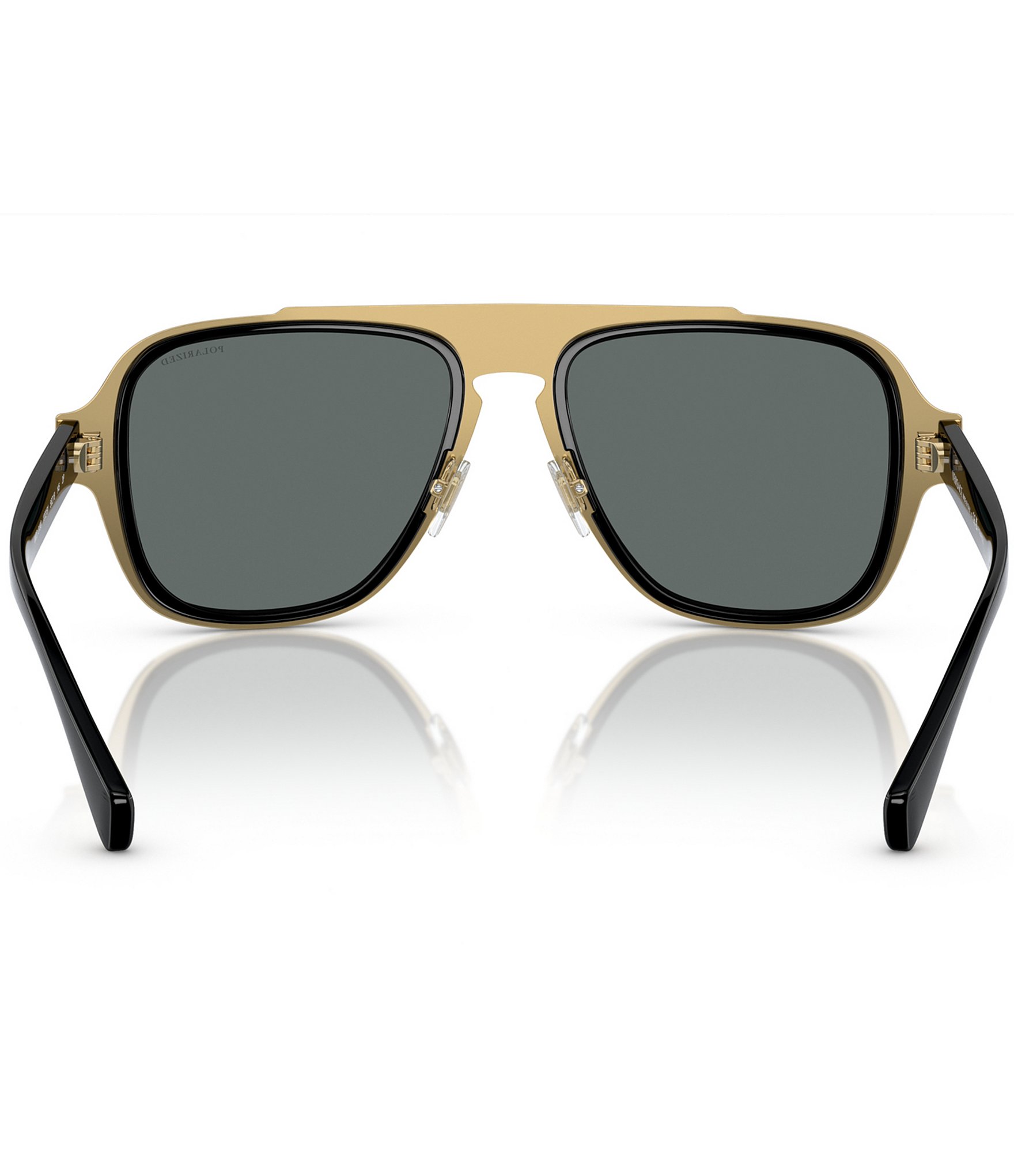 Versace Men's Polarized Navigator Sunglasses