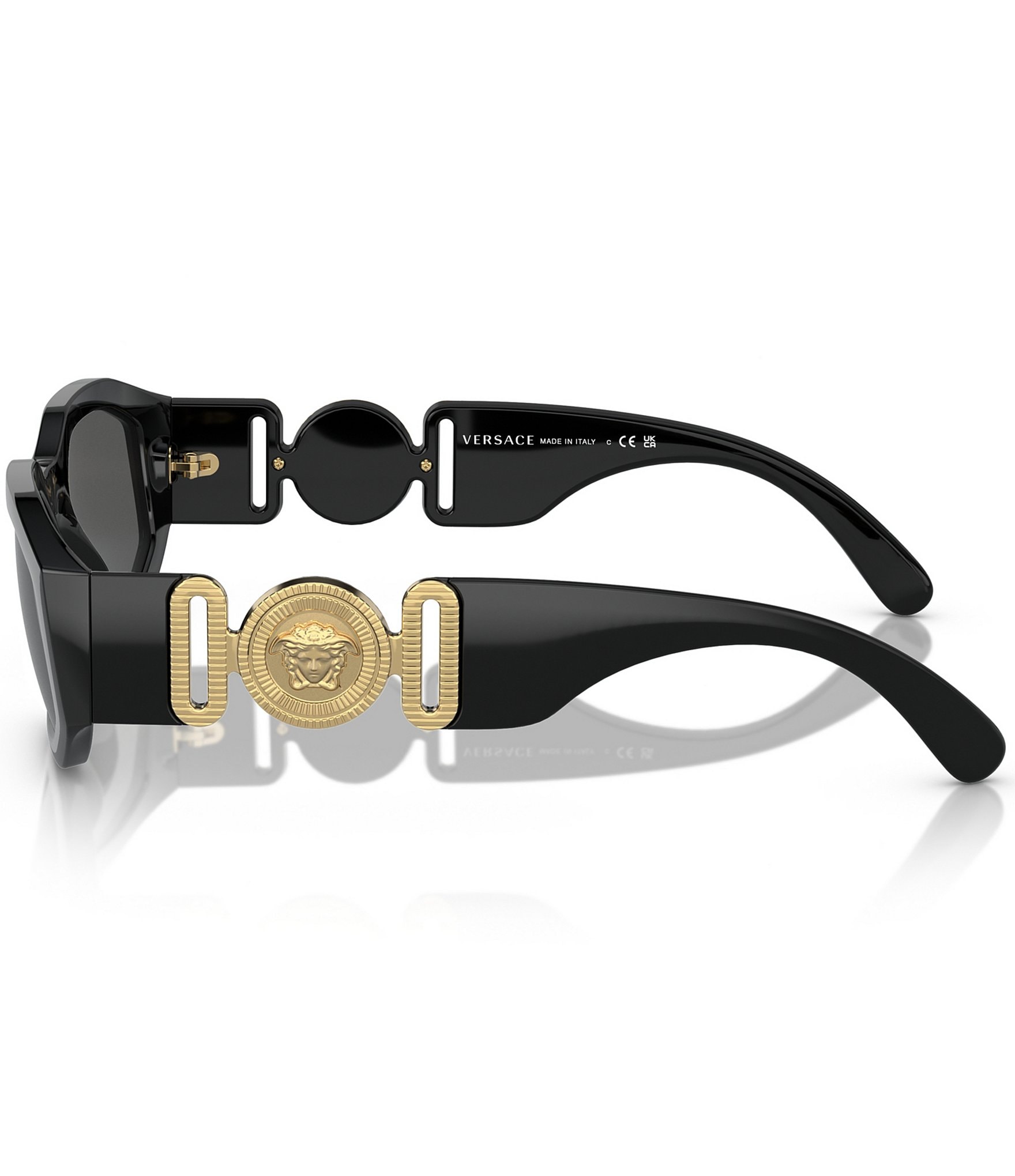 Versace Rectangular Slim Sunglasses