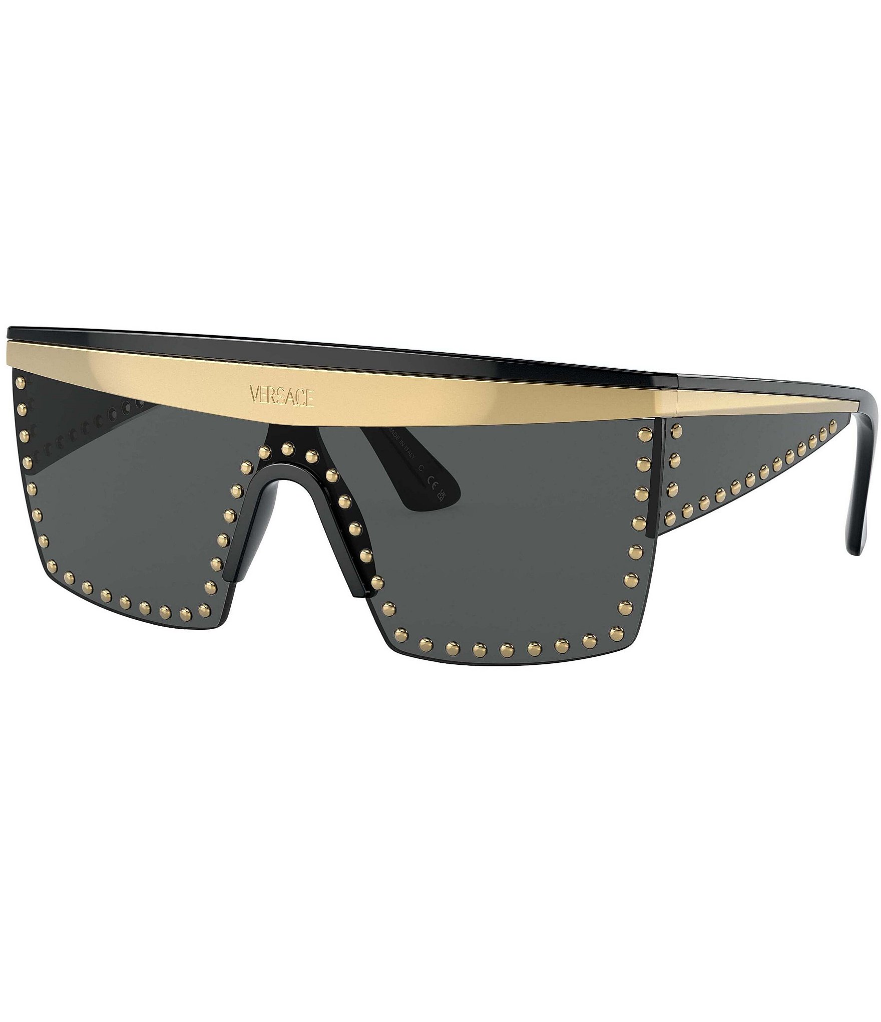 Versace sunglasses + case made in italy mod 4410-B GB 1/87 Swarovski  crystals