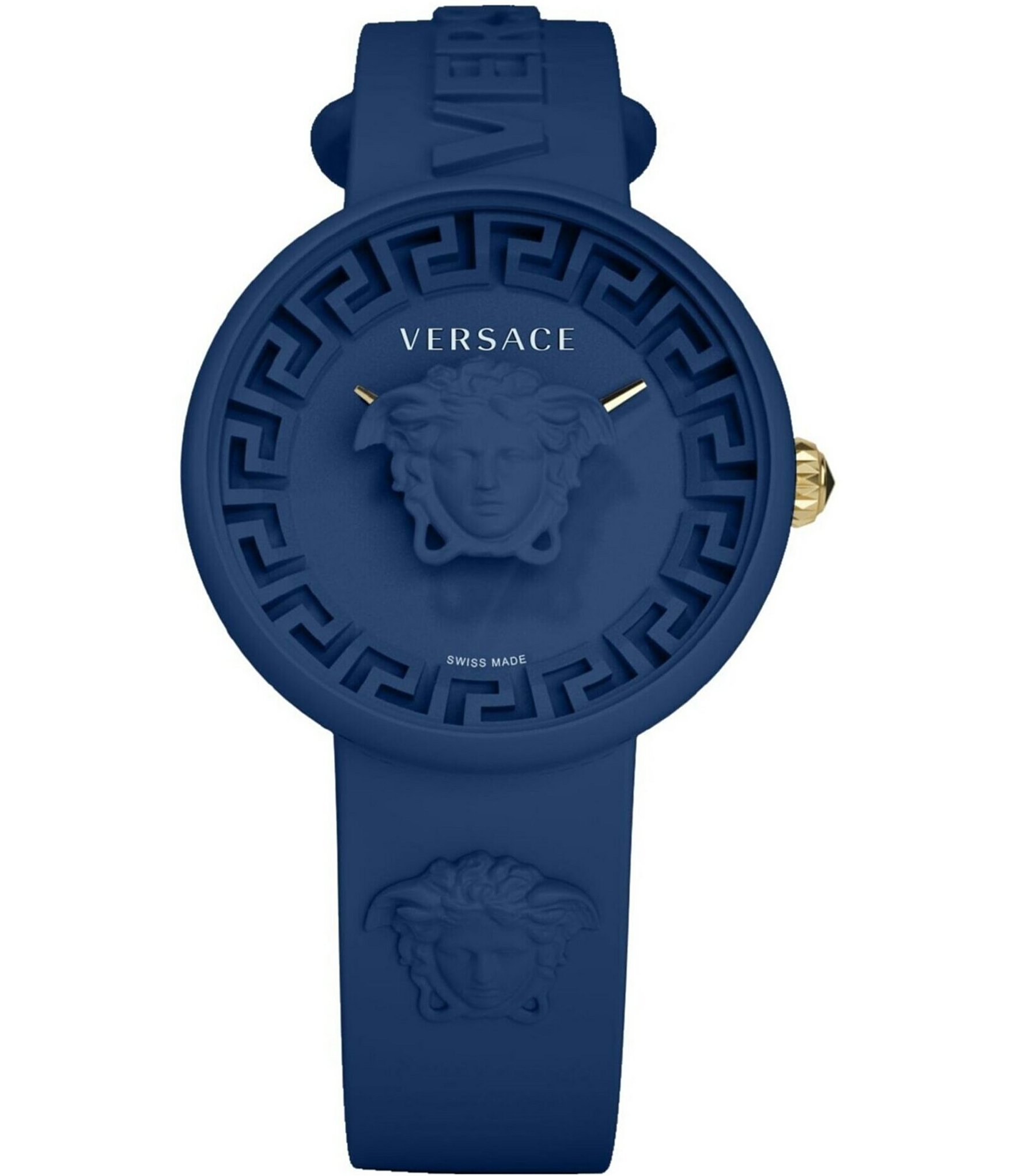 Versace Unisex Medusa Pop Quartz Analog Silicone Strap Watch