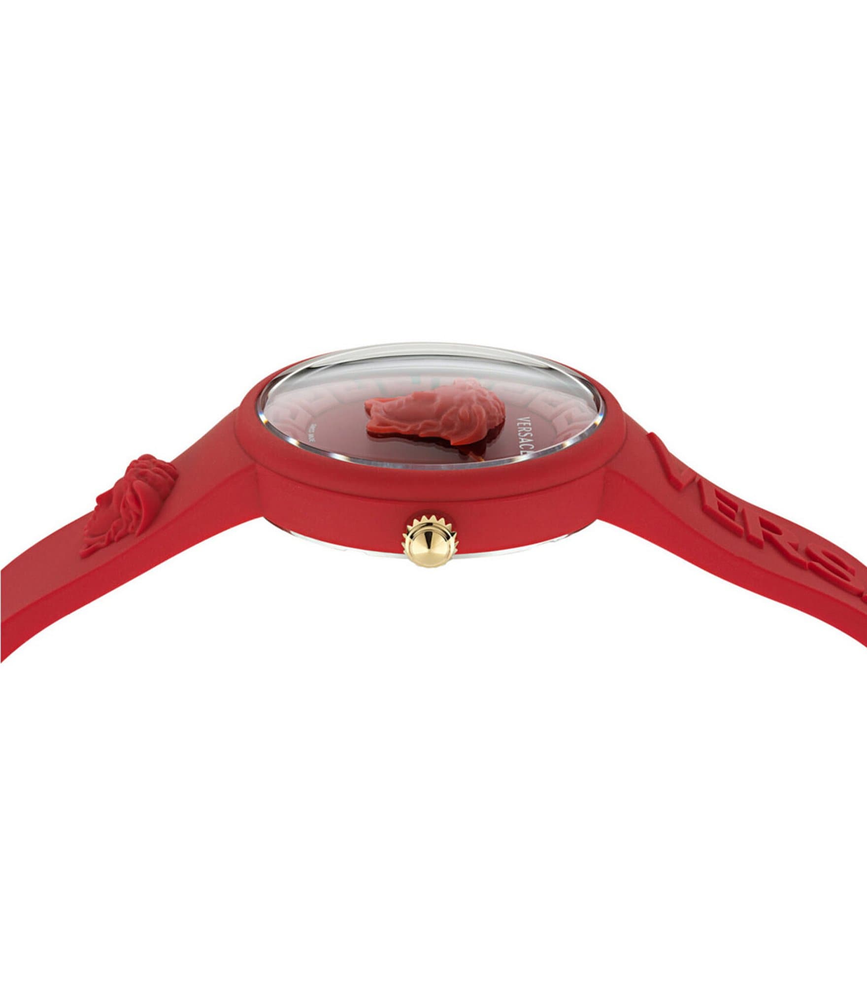 Versace Unisex Medusa Pop Quartz Analog Silicone Strap Watch