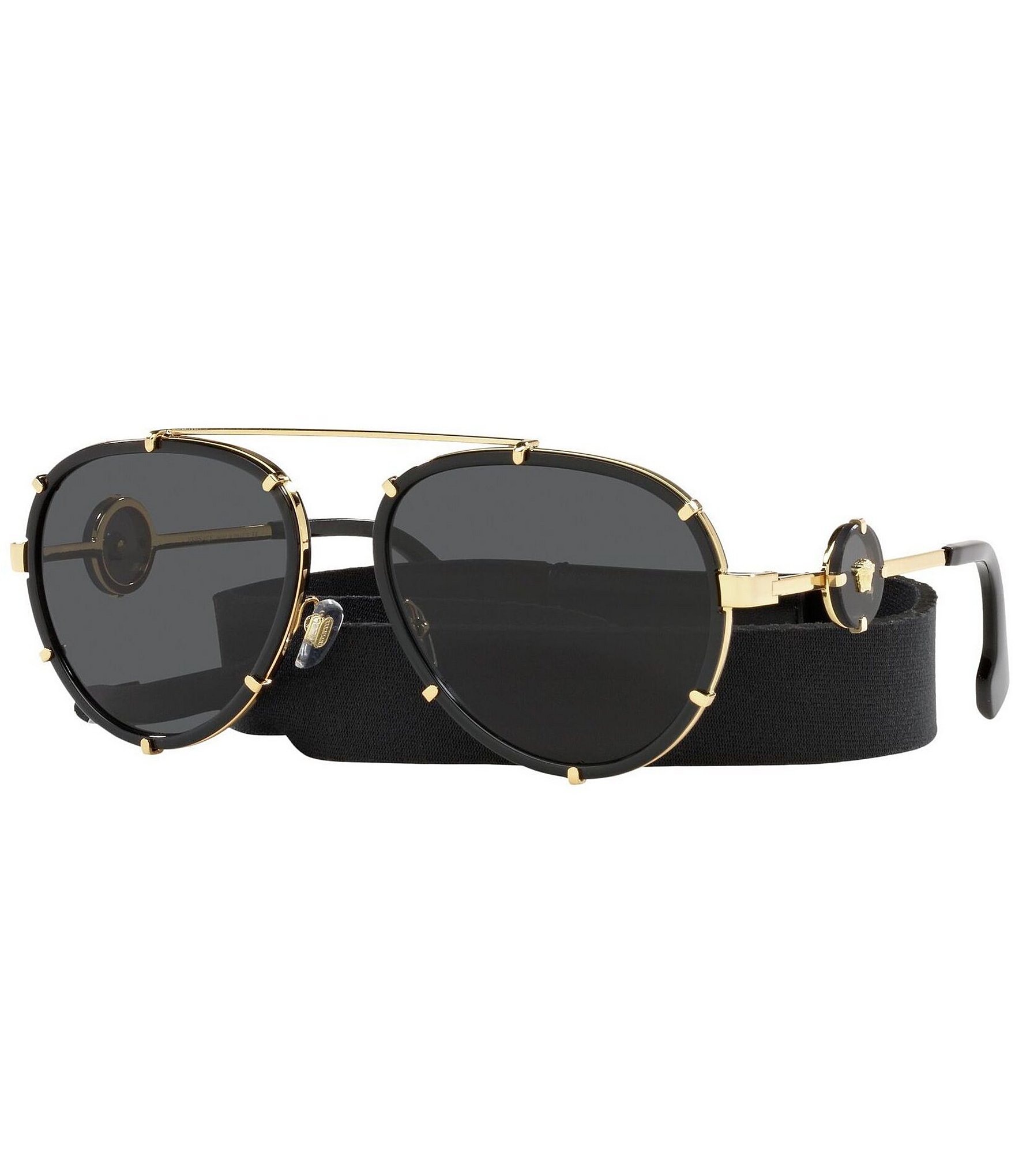 Versace Unisex Ve2232 61mm Aviator Sunglasses