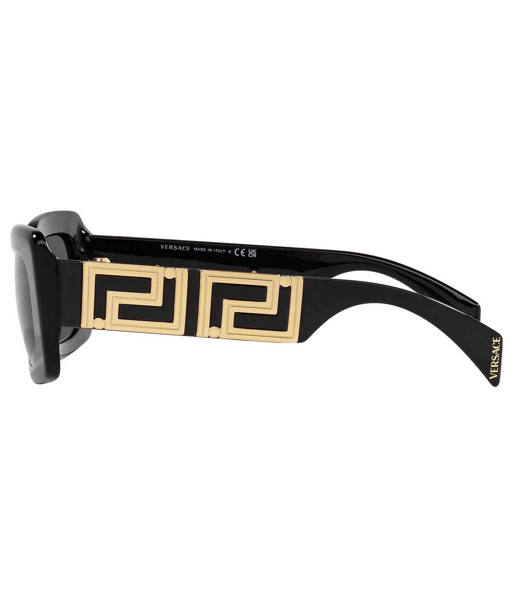 Versace Unisex VE4444u Greca 54mm Rectangle Sunglasses