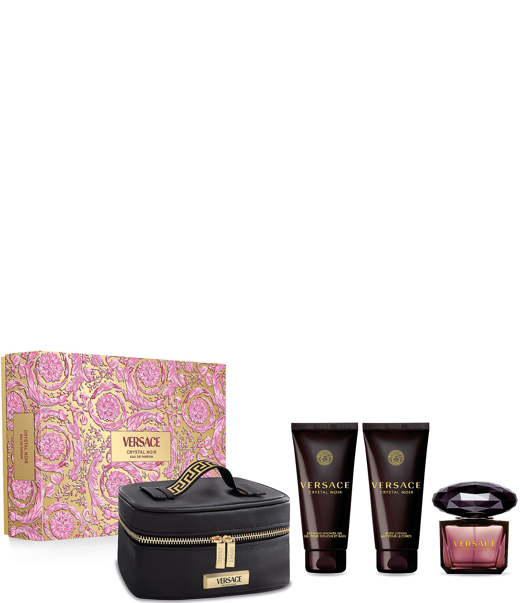 Versace Crystal Noir Eau de Parfum Gift Set 203 Value