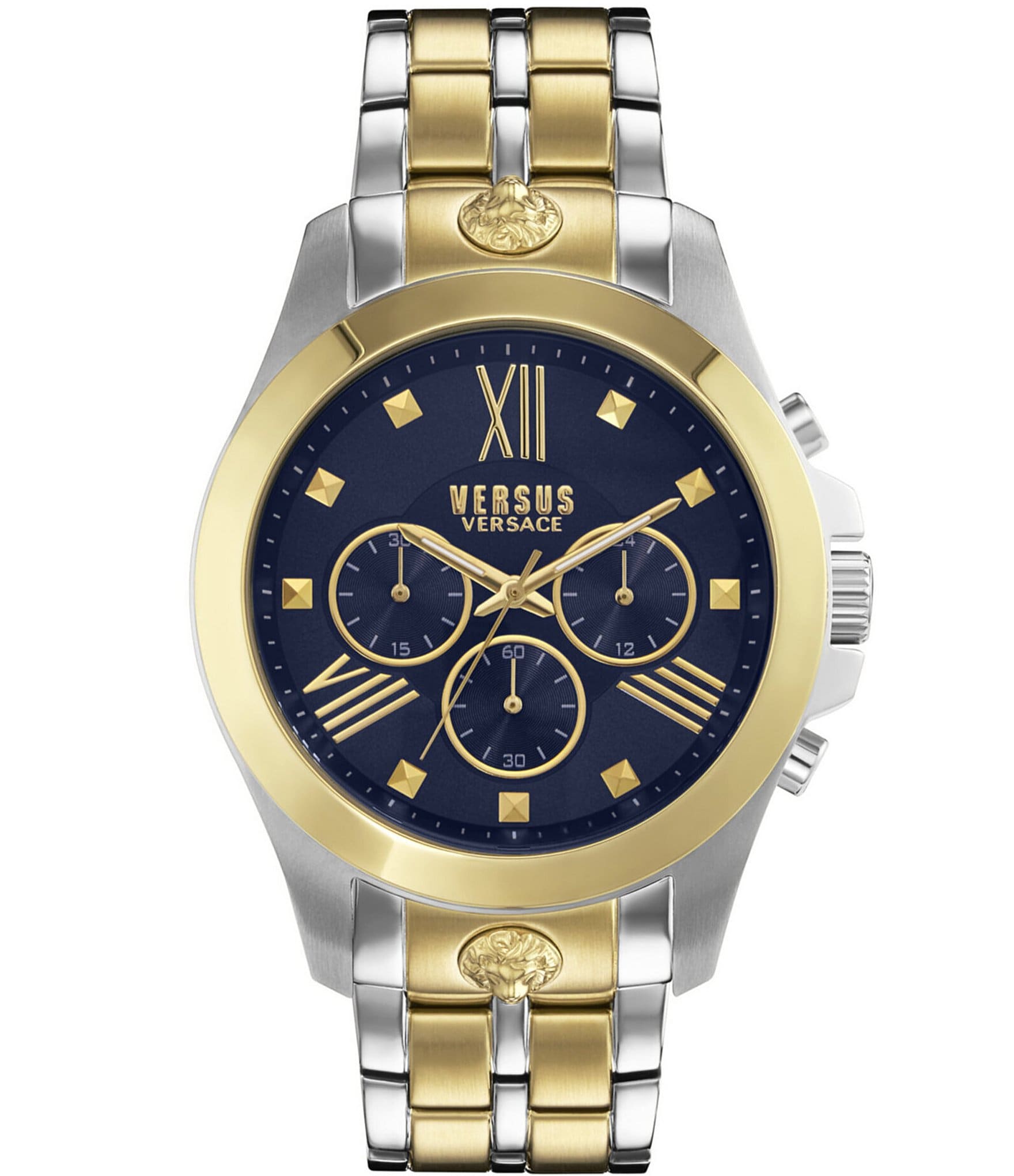 特別価格 ! Versus Versace Saint Germain Bracelet Versace Versus By Versace Men's Lion Chronograph Two Tone