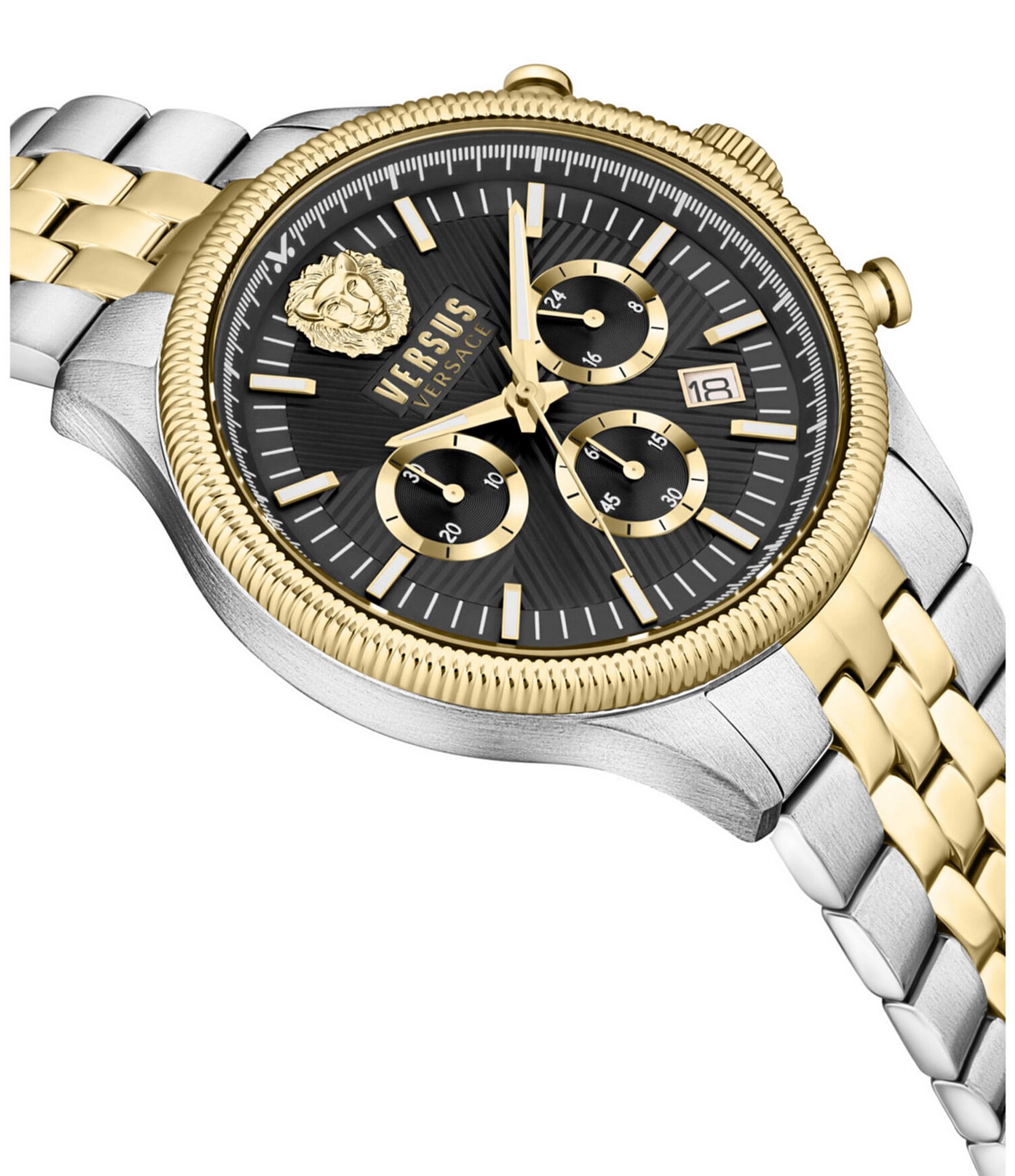 Versace Versus Versace Men's Colonne Chronograph Two Tone Versace Versus Versace Men's Colonne Chronograph Two Tone