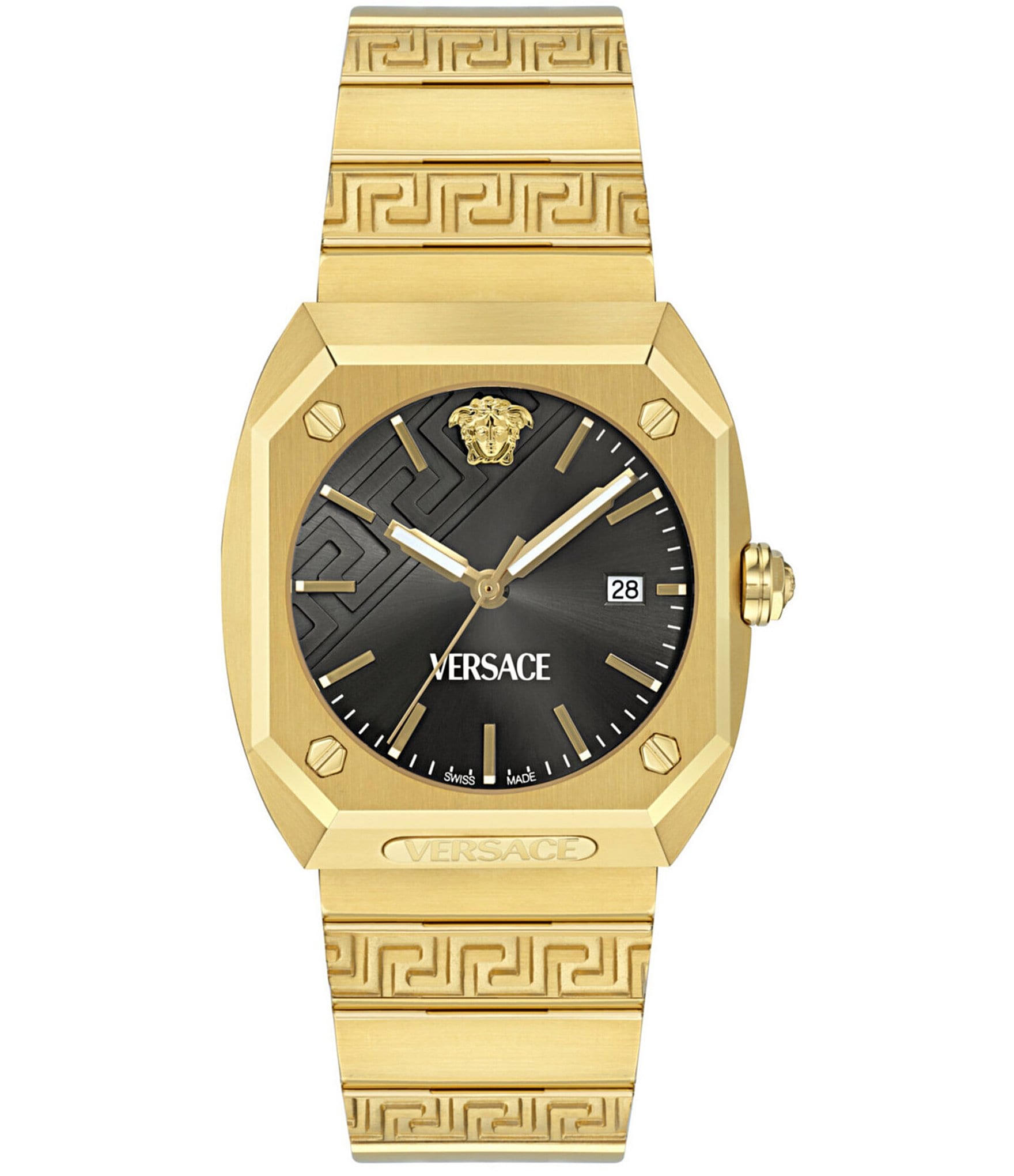 Versace Women's Antares Analog Gold Tone Stainless Steel Bracelet Watch