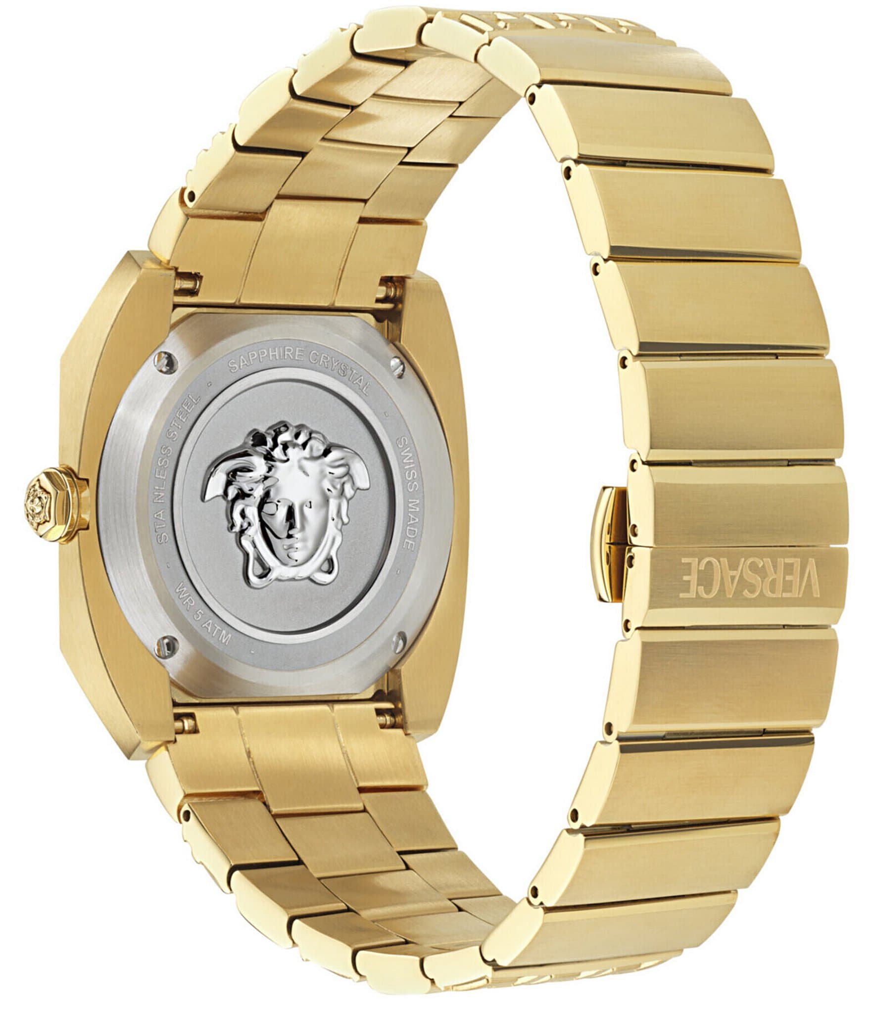 Versace Women's Antares Analog Gold Tone Stainless Steel Bracelet Watch