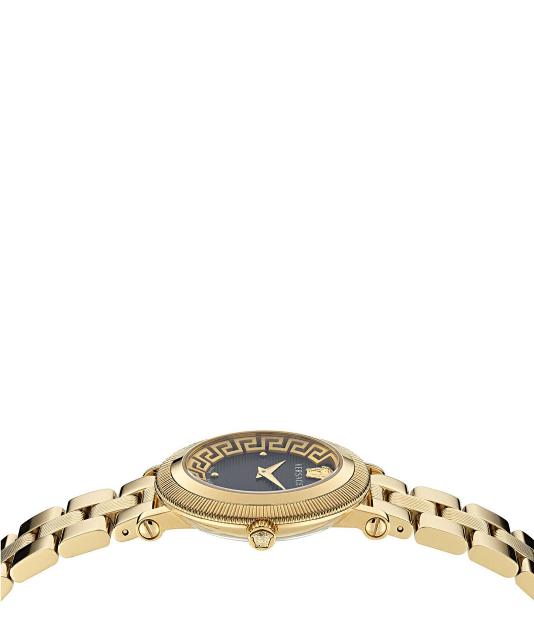 Versace Women's Greca Flourish Quartz Analog Gold Stainless Steel Bracelet Watch