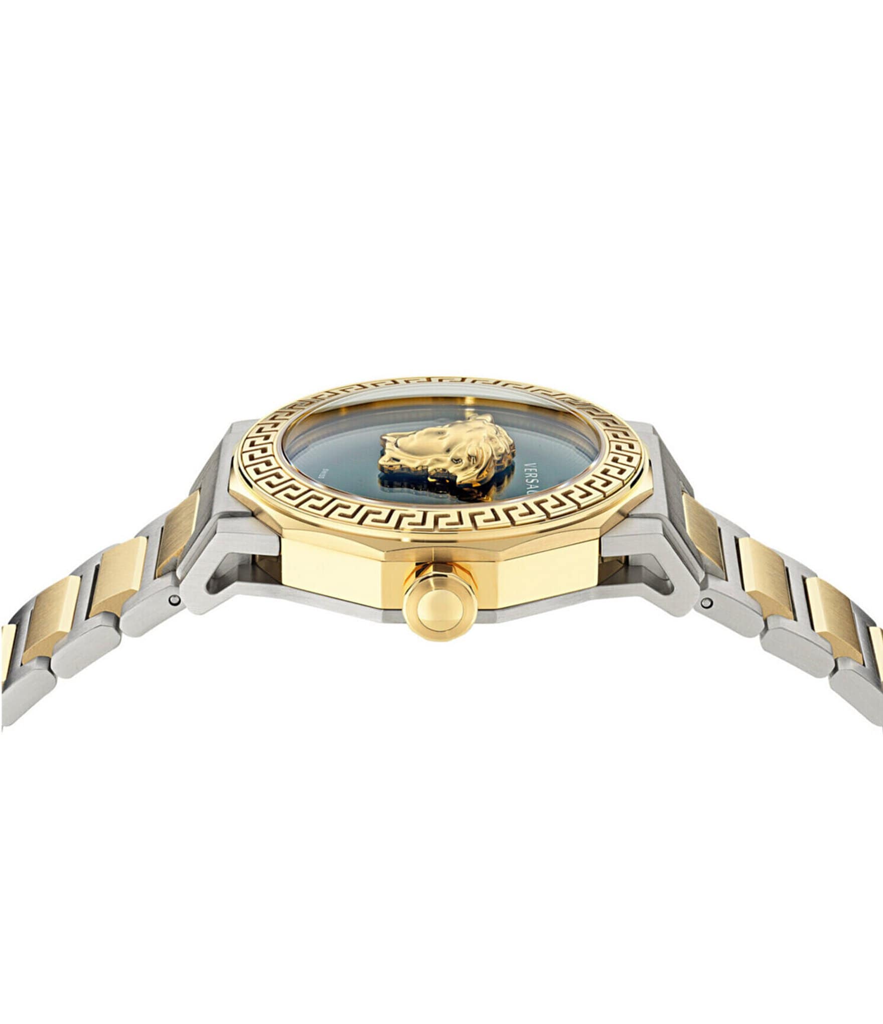 Versace Women's Medusa Deco Quartz Analog Two Tone Stainless Steel Bracelet Watch