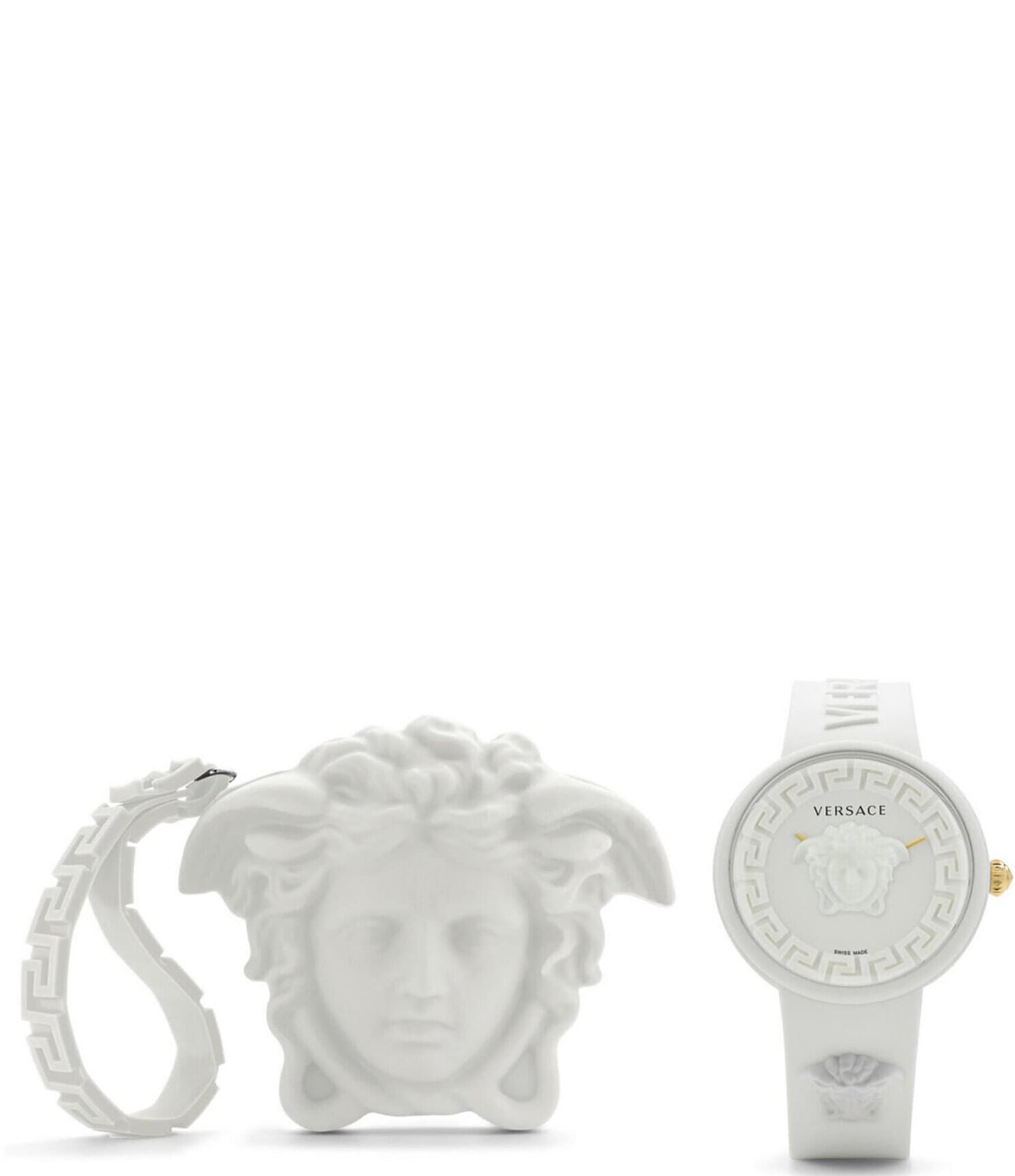 Versace Women's Medusa Pop Quartz Analog Silicone Strap Watch