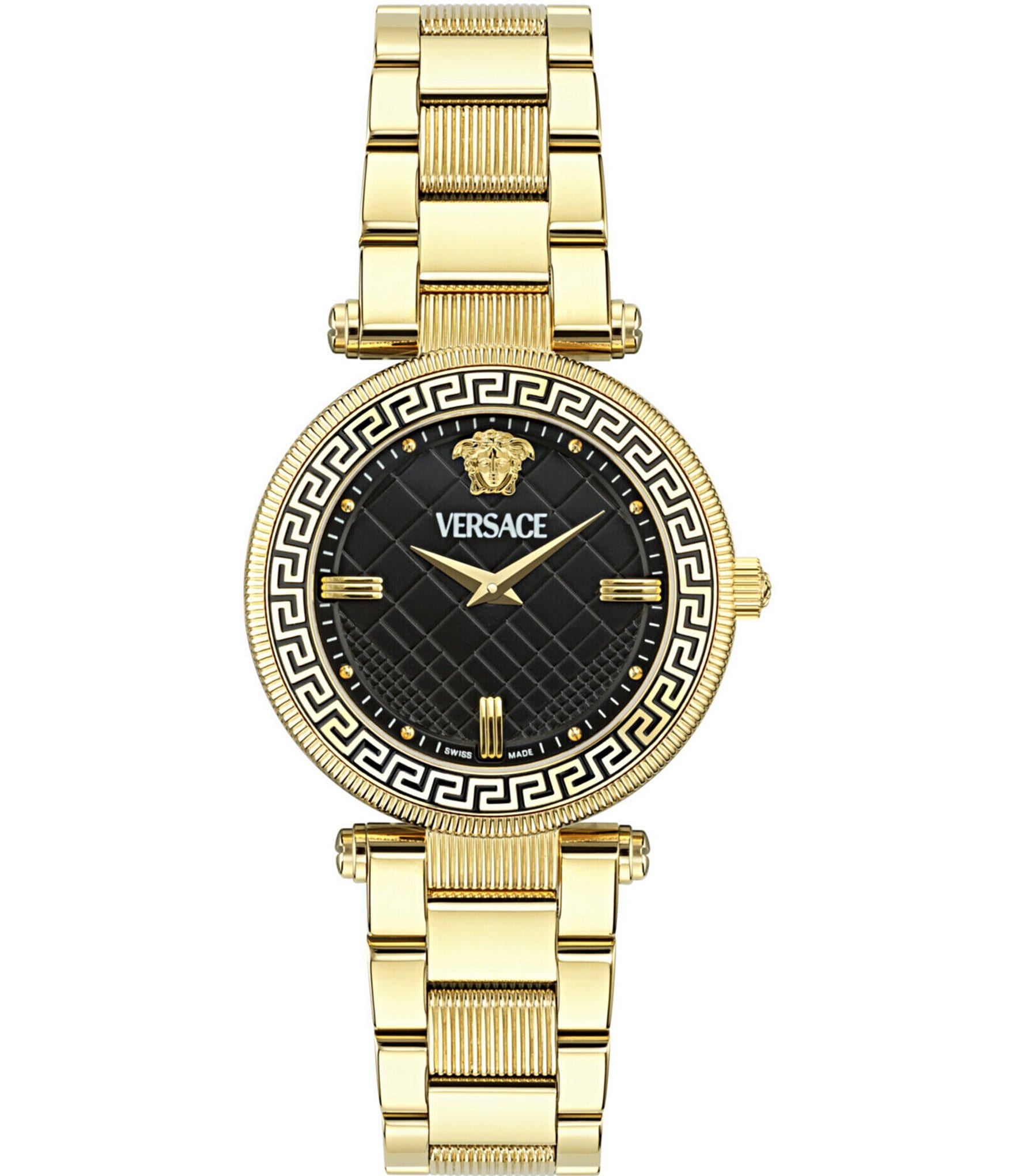 Versace Women's Reve Analog Gold Tone Stainless Steel Bracelet Watch