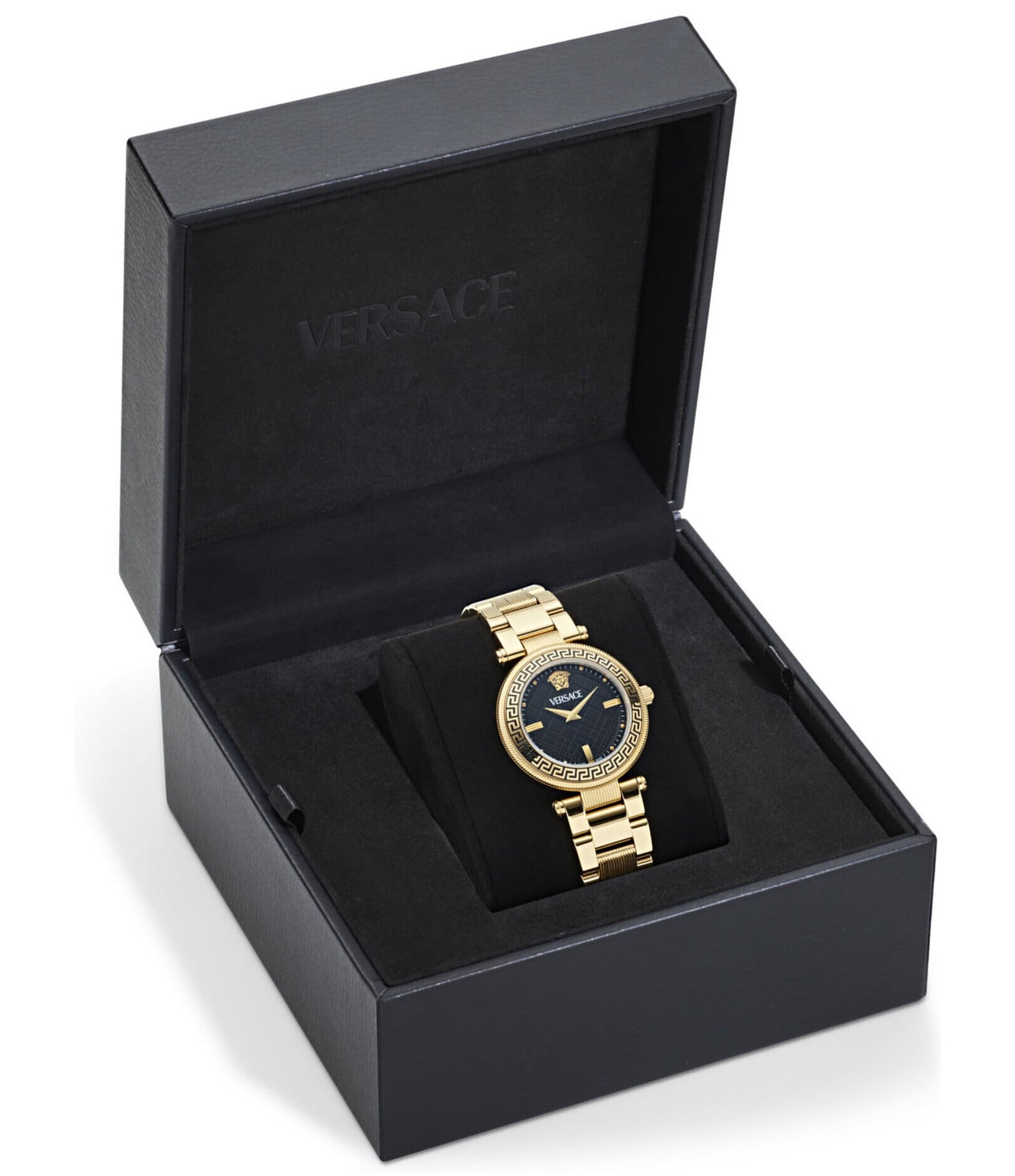 Versace Women's Reve Analog Gold Tone Stainless Steel Bracelet Watch