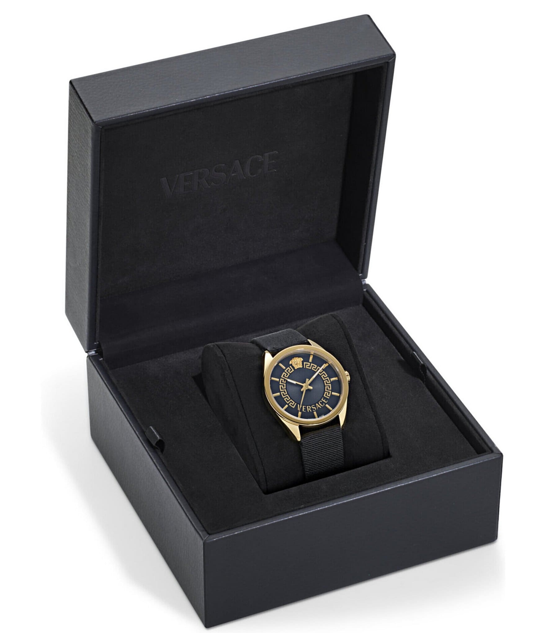 Versace Women's V-Circle Analog Strap Watch