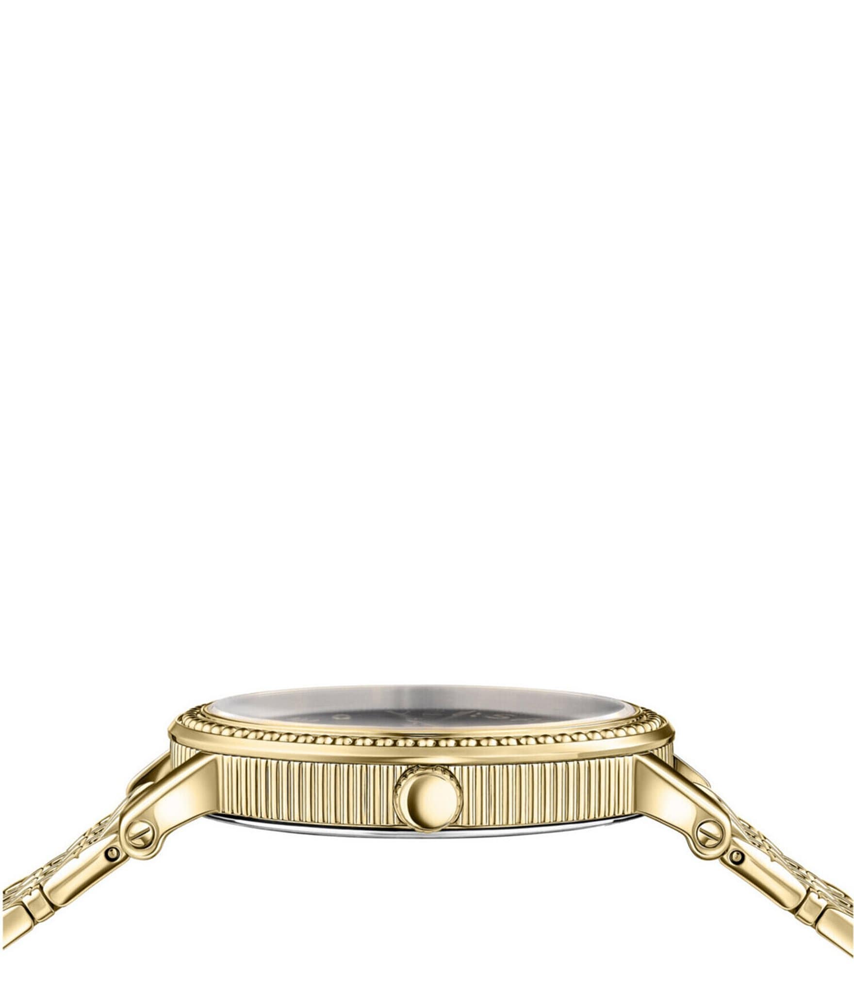 Versace Women's V-Dollar Quartz Analog Gold Stainless Steel Bracelet Watch