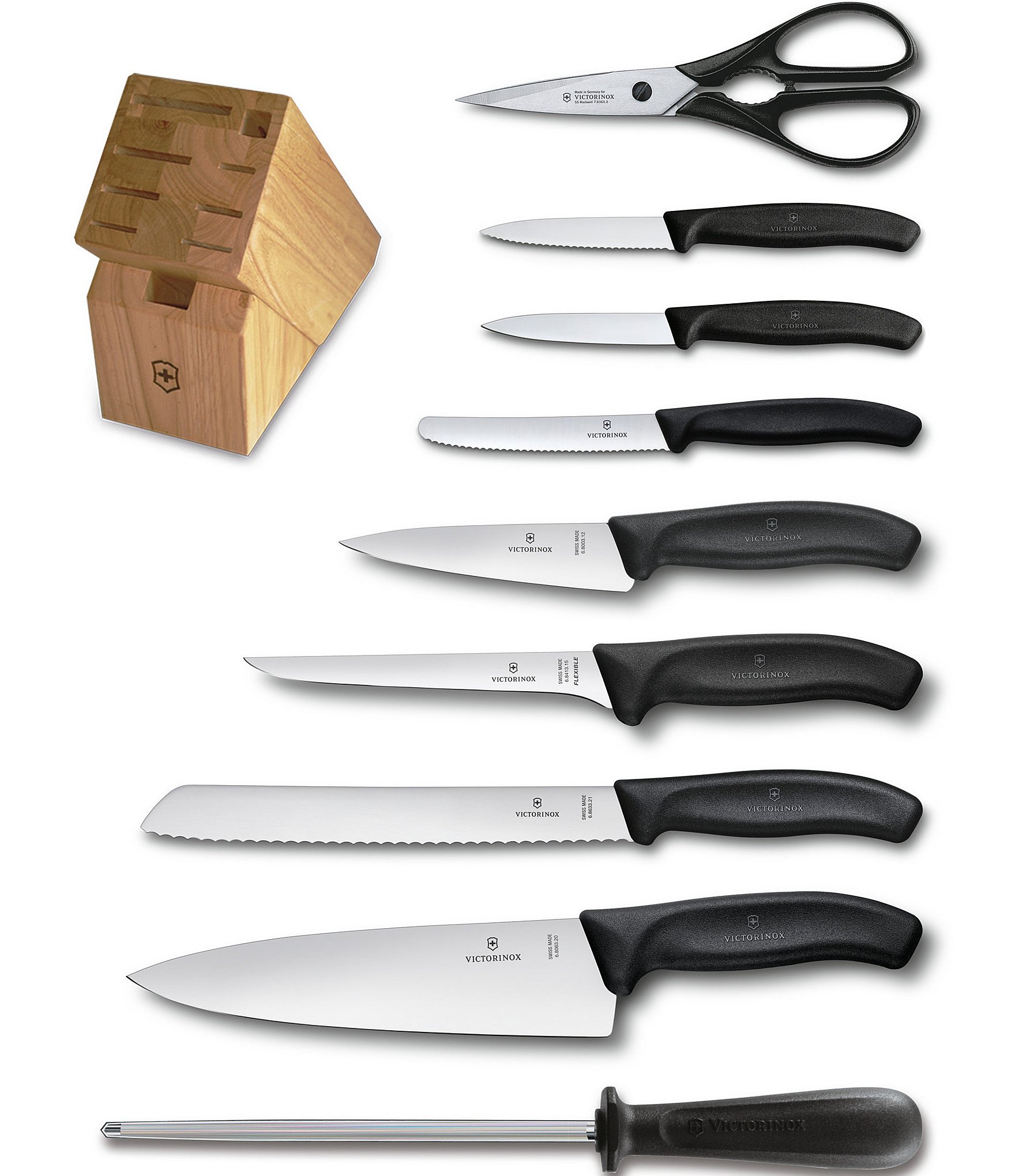 Victorinox 10-Piece Swiss Classic Block Set