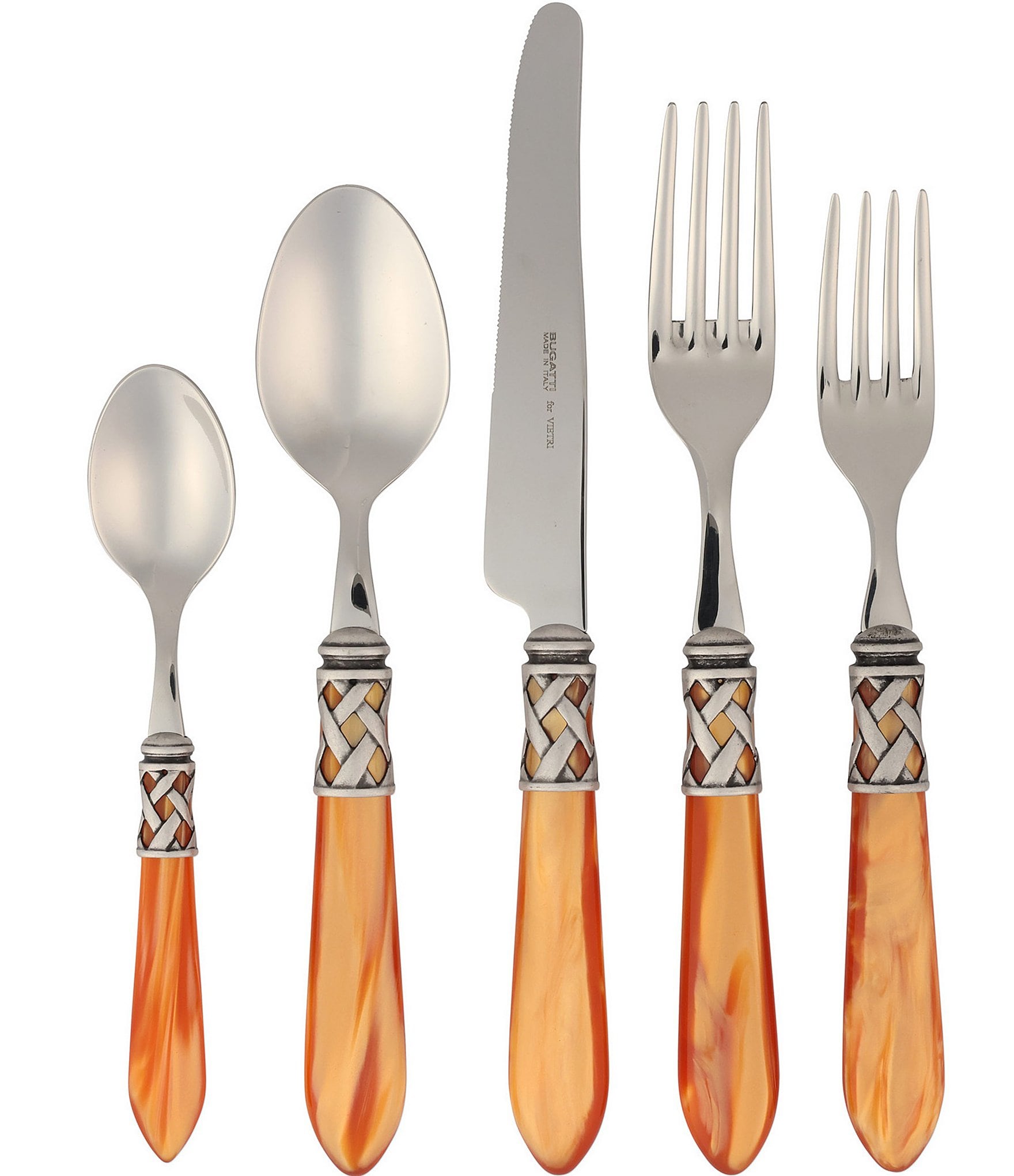 VIETRI Aladdin Antique 5-Piece Stainless Steel Flatware Set | Dillard's