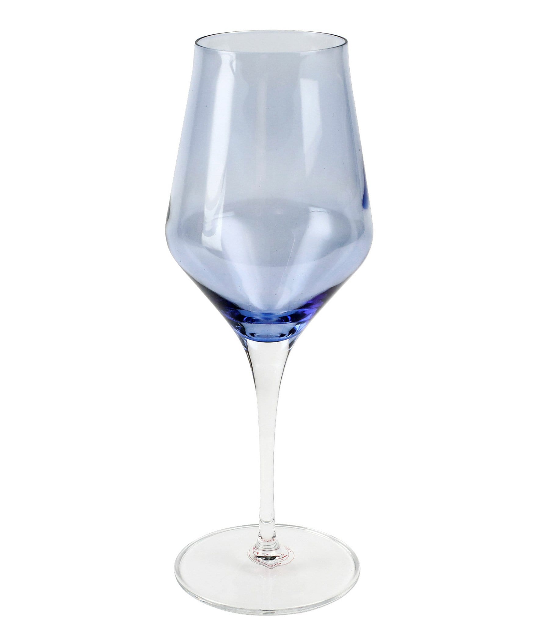 Vietri Holly Stemless Wine Glass