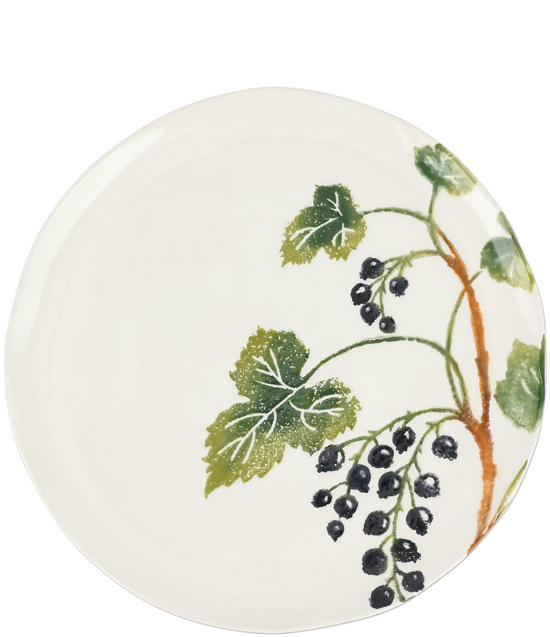 VIETRI Foresta Primavera Black Currant Salad Plate