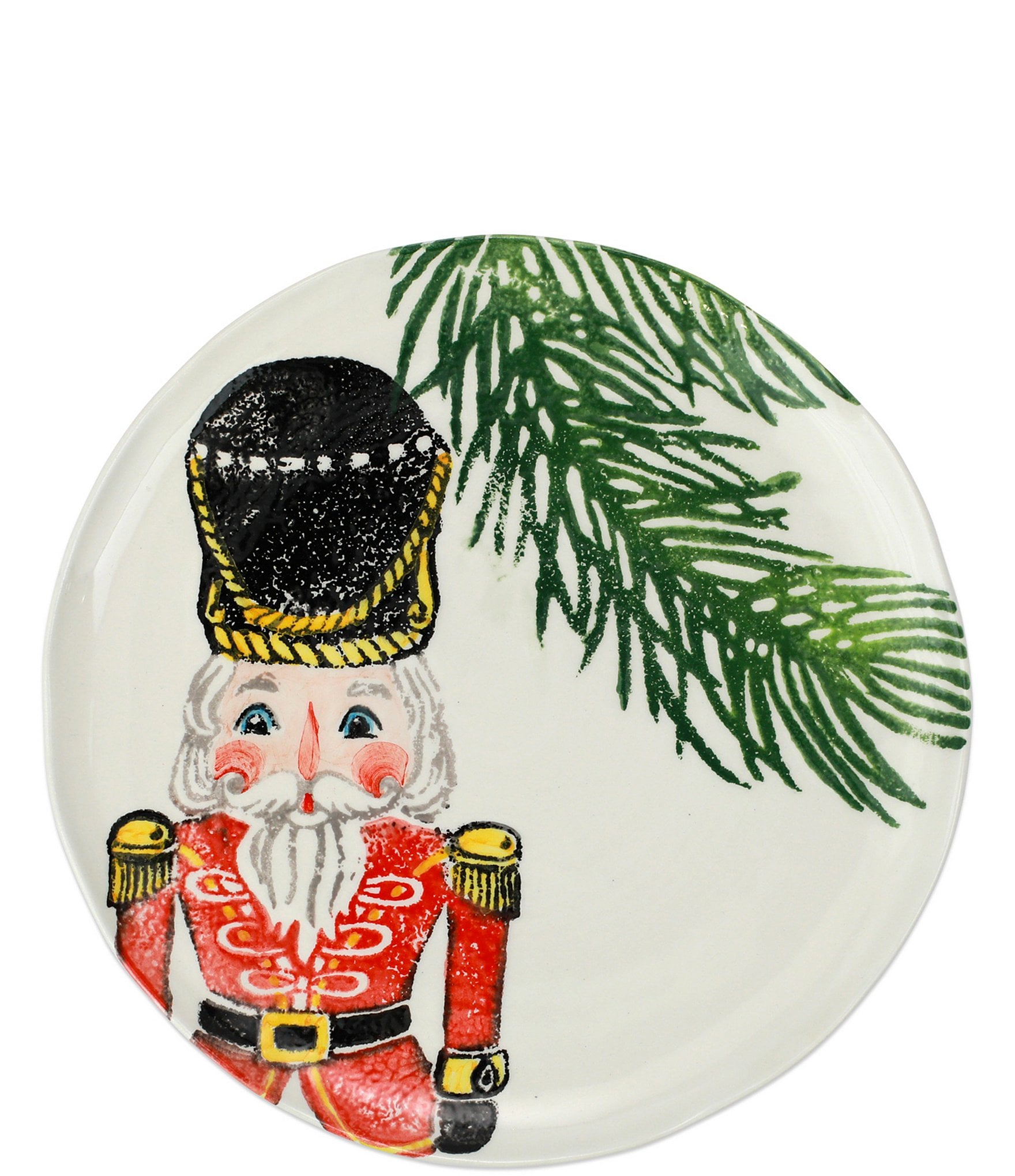 VIETRI Holiday Nutcracker Salad Plate