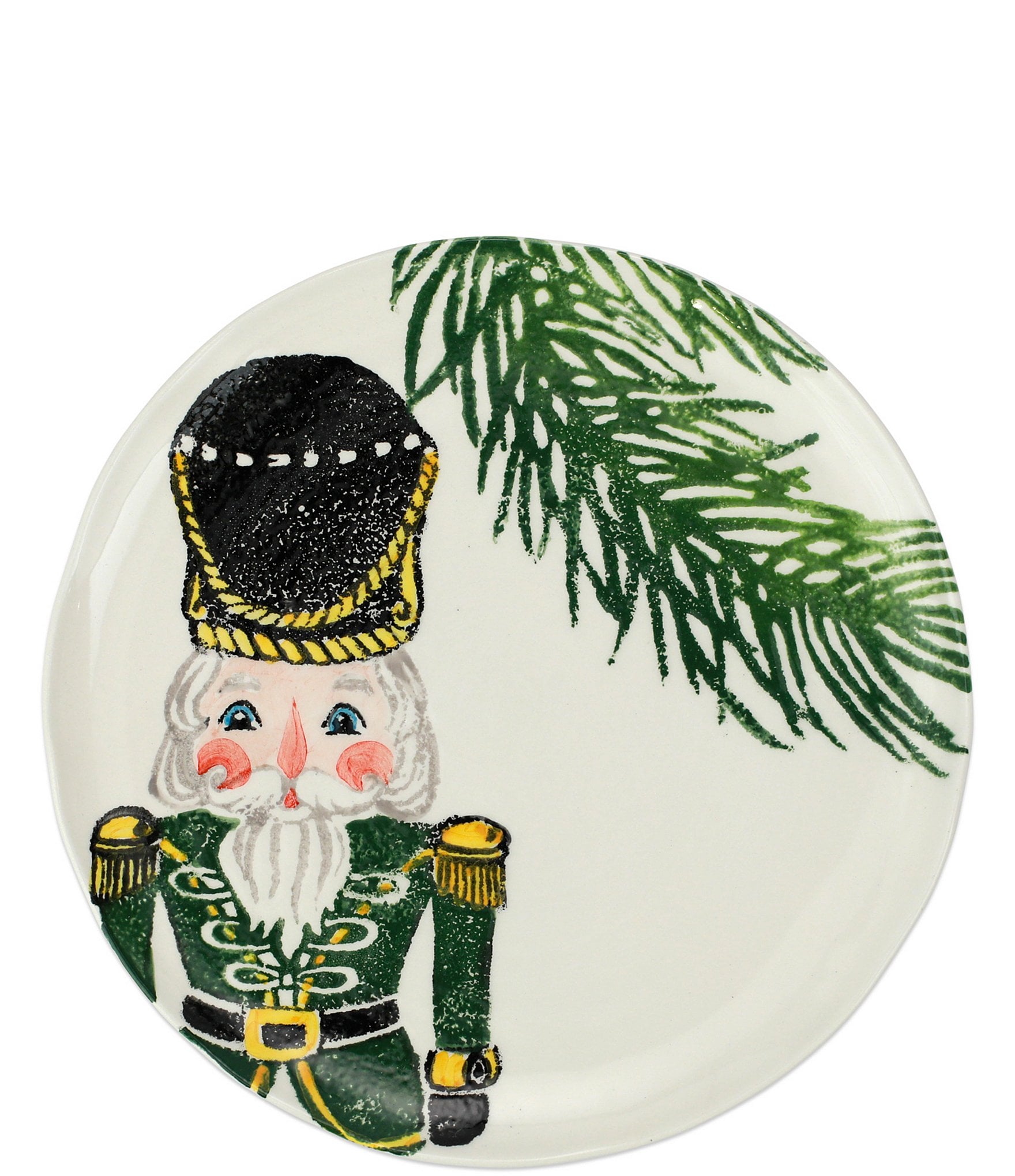 VIETRI Holiday Nutcracker Salad Plate