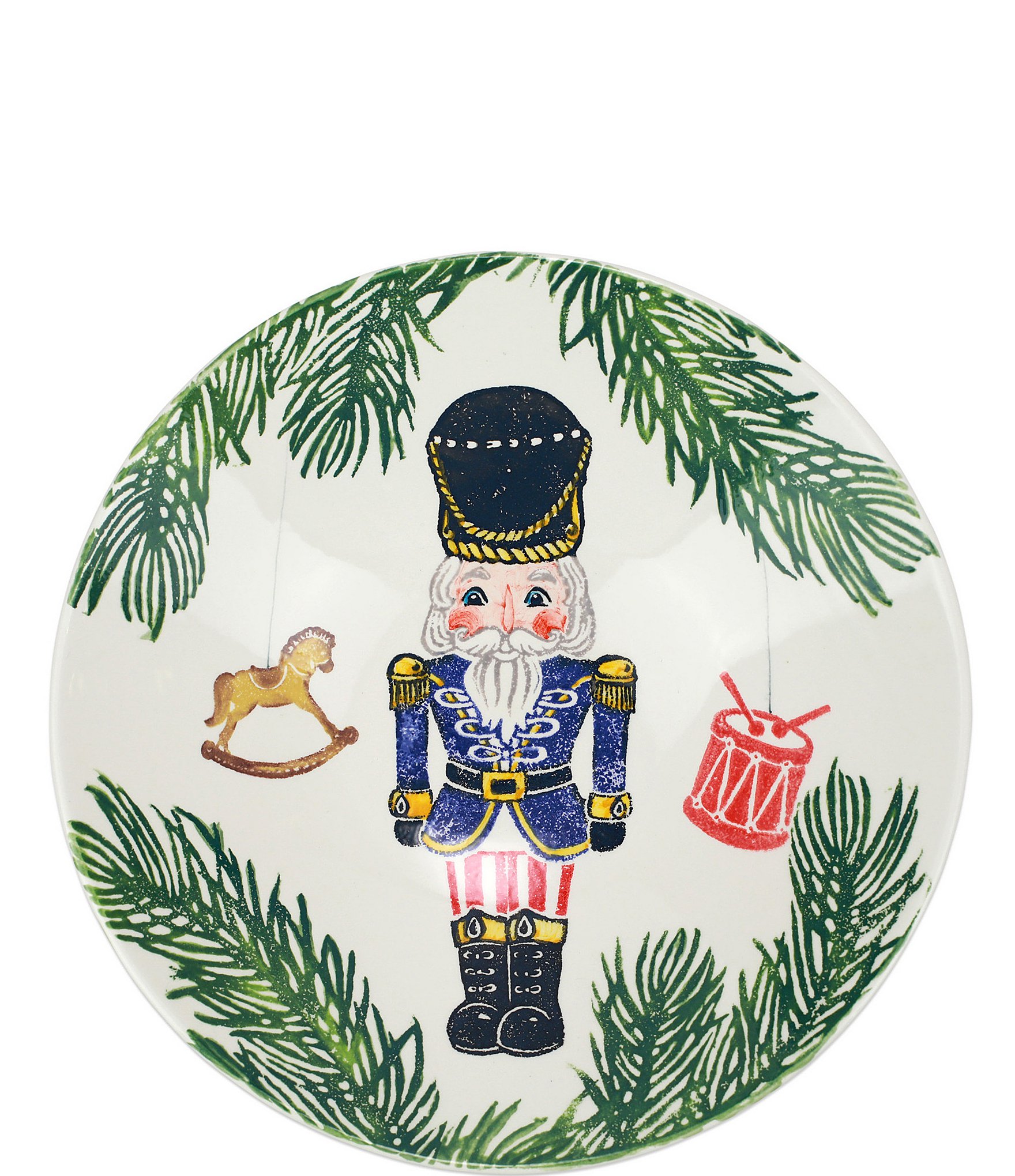 VIETRI Holiday Nutcrackers Large Serve Bowl