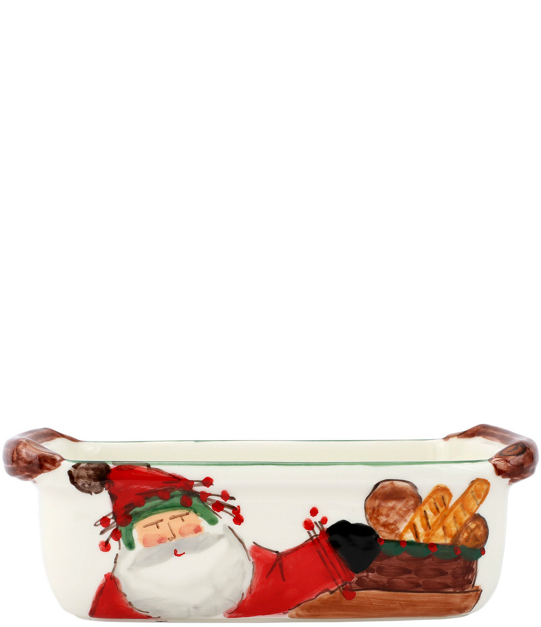 Vietri Old St Nick Loaf Pan